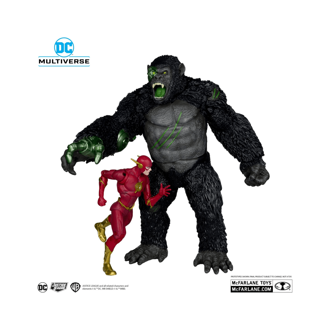 4 McFarlane Toys DC Multiverse Titano VS The Flash 7 inch Action Figure with Megafig 2 Pack, 4 of 10