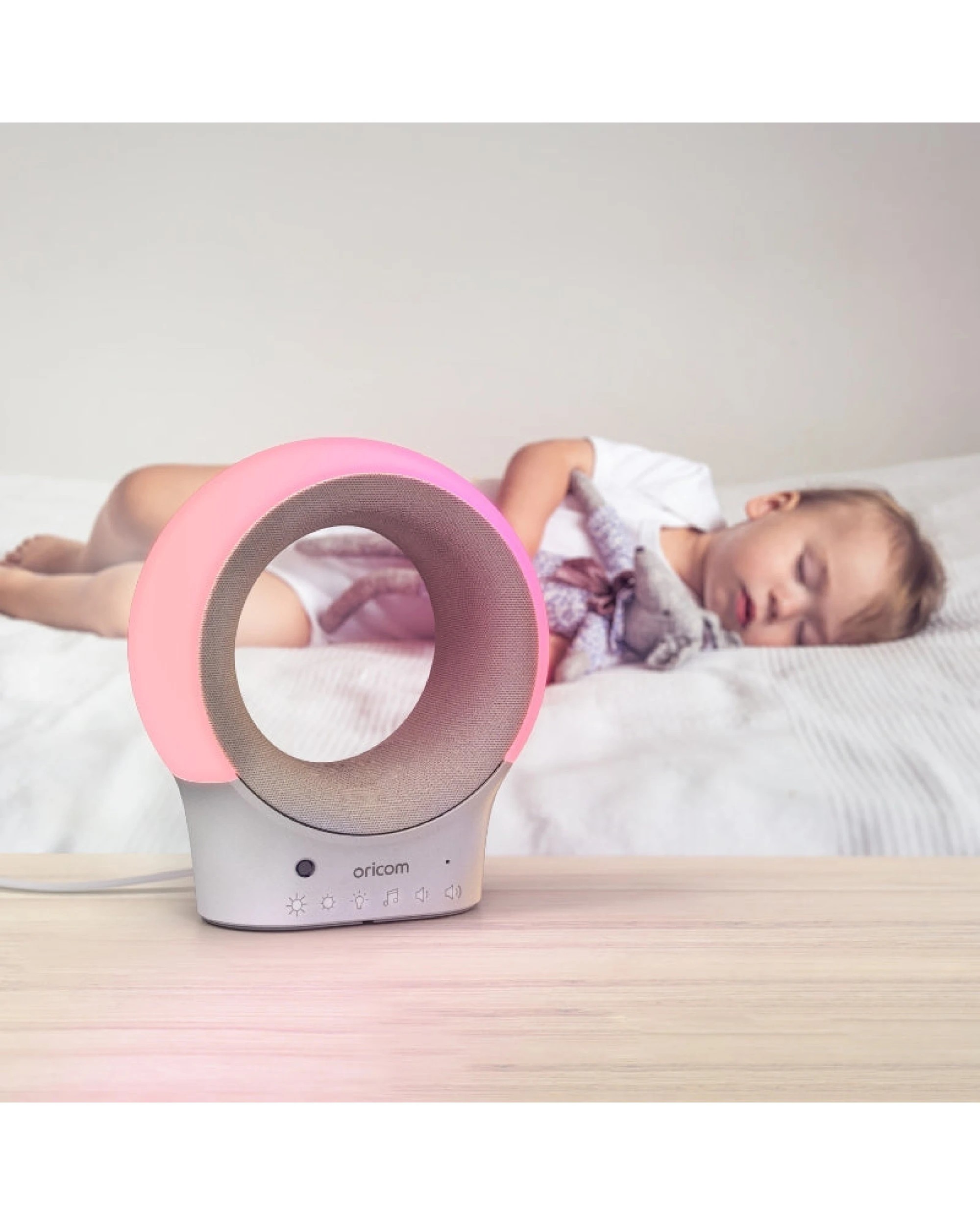 6 Oricom OBHSSOO Eclipse Smart Sound Baby Soother - White, 6 of 8