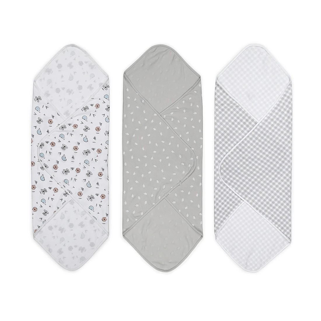 2 3 Pack Organic Cotton Interlock Wraps - Australiana, 2 of 7