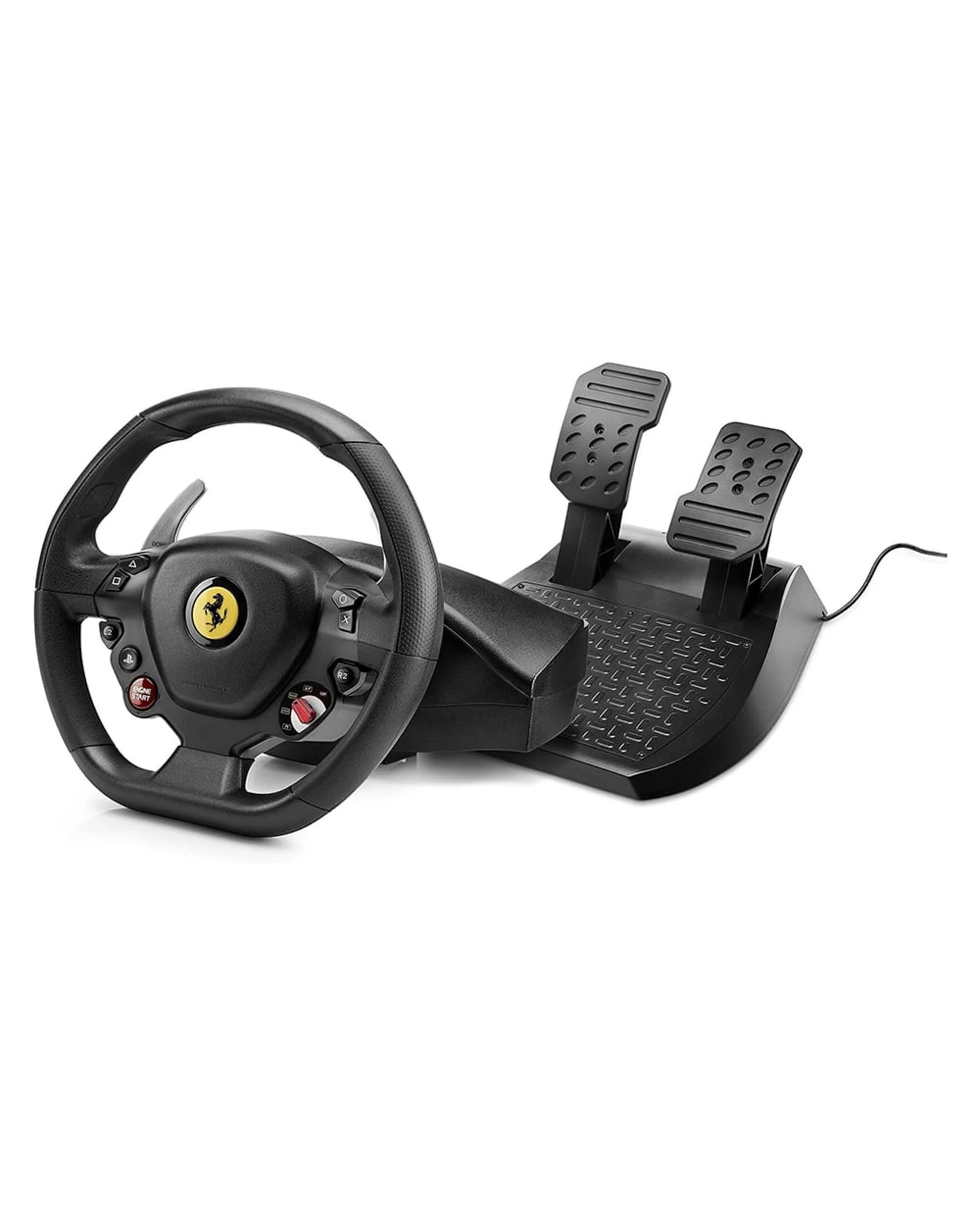 2 Thrustmaster T80 Ferrari 488 GTB Edition Racing Wheel for PS5, PS4, PC - Black, 2 of 5