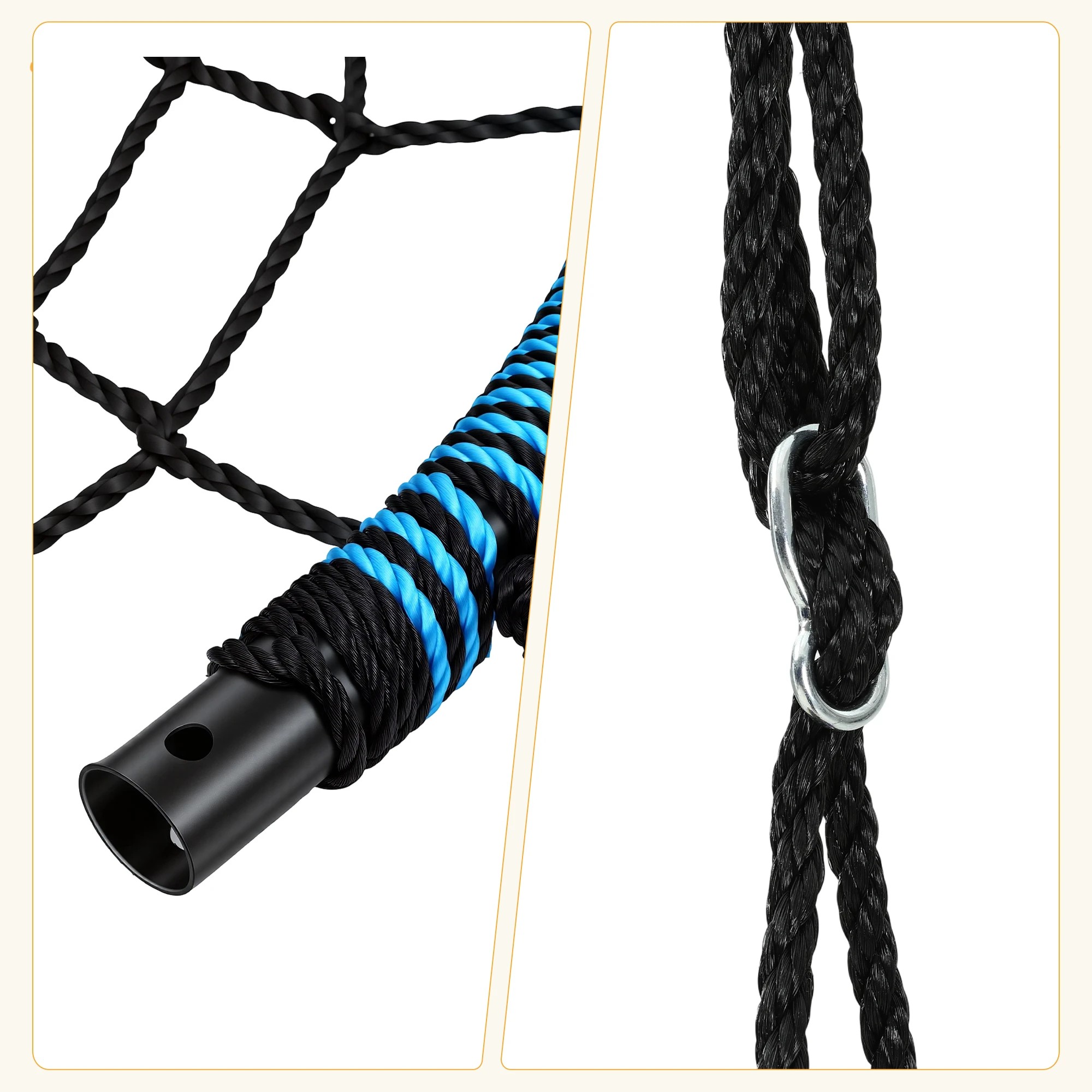 6 Gardeon Tree Swing Net Hammock for Backyard Porch Outside Playground - Blue, 6 of 8