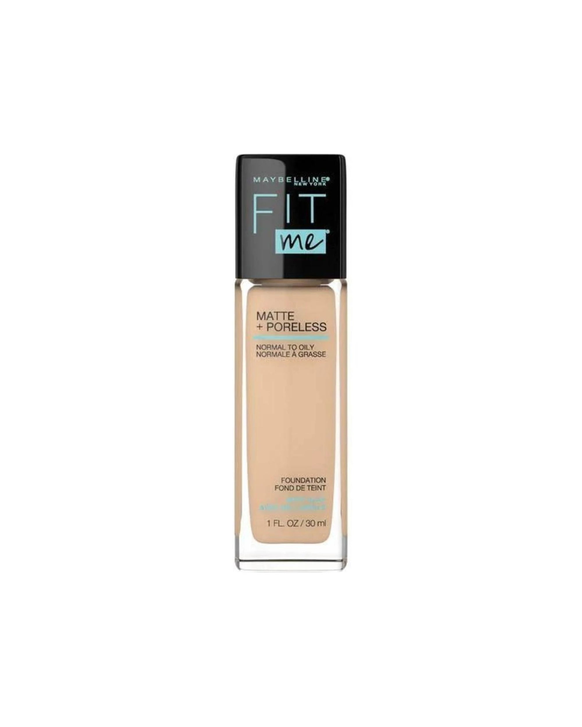 1 Maybelline Fit Me Matte & Poreless Mattifying Liquid Foundation 30mL - 220 Natural Beige - Beige, 1 of 3