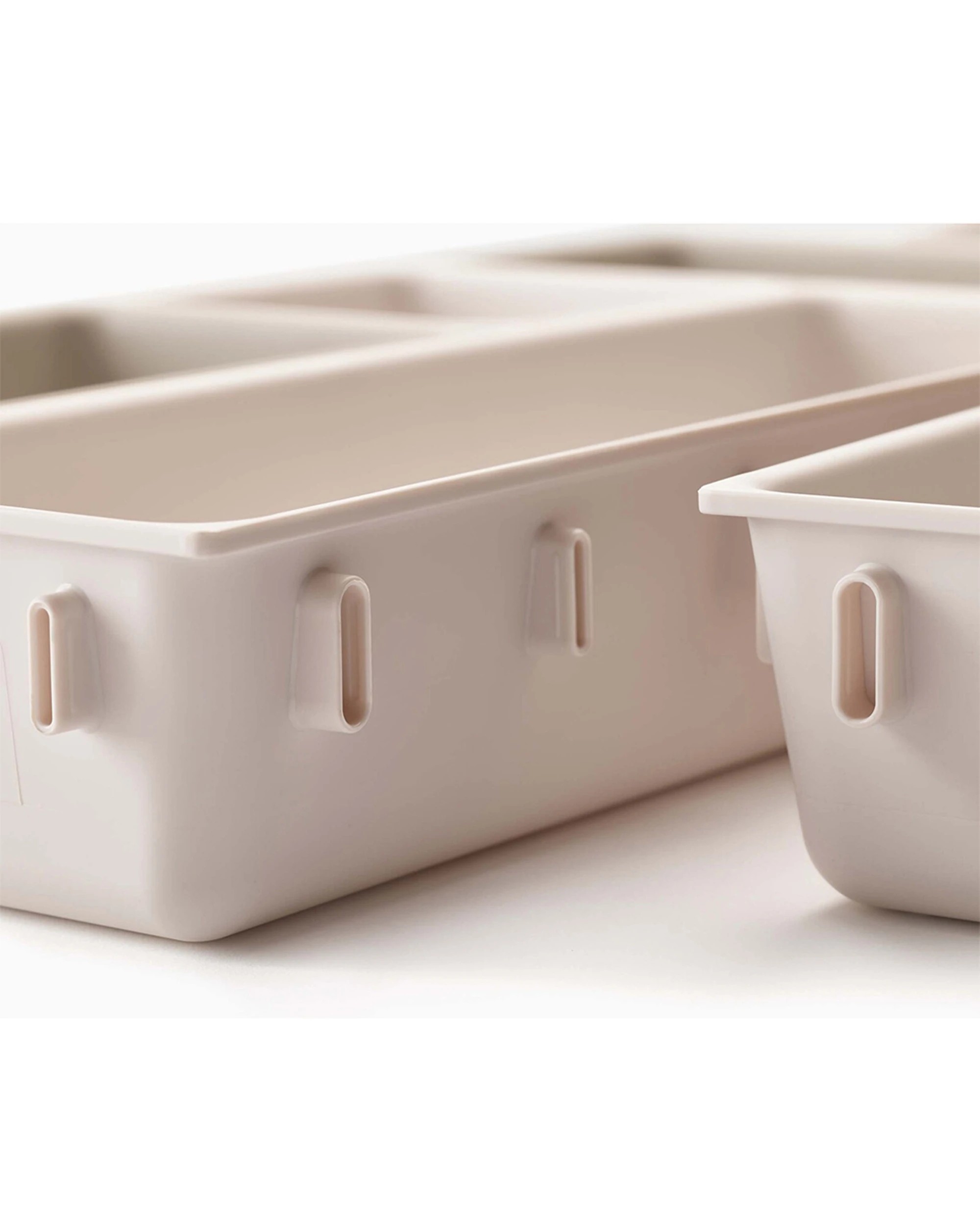 4 Joseph Joseph Viva Makeup Shell Drawer Organiser Tray Set - White, 4 of 4