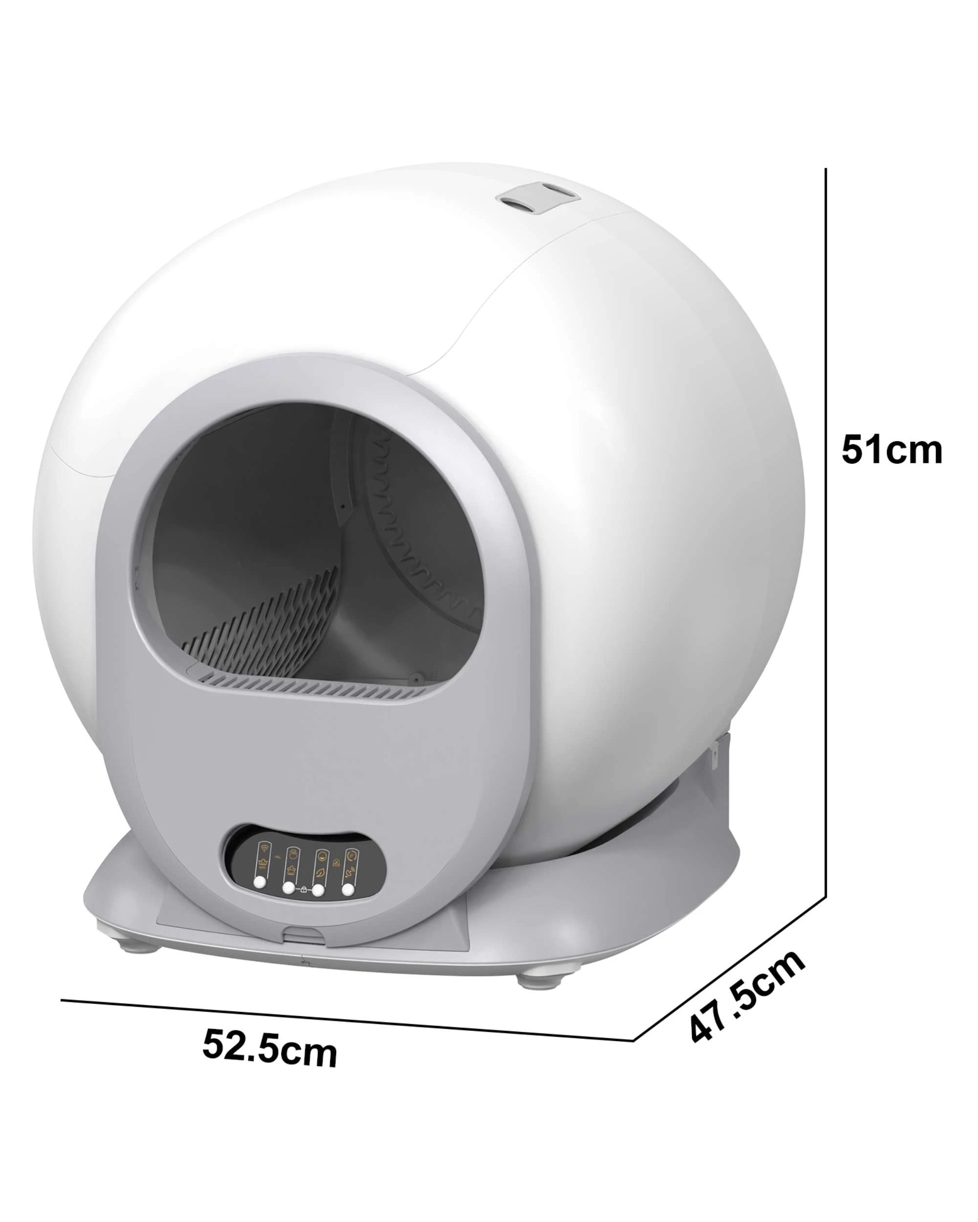 1 Advwin Automatic Cat Litter Box Self Cleaning Odor-removal, 1 of 8