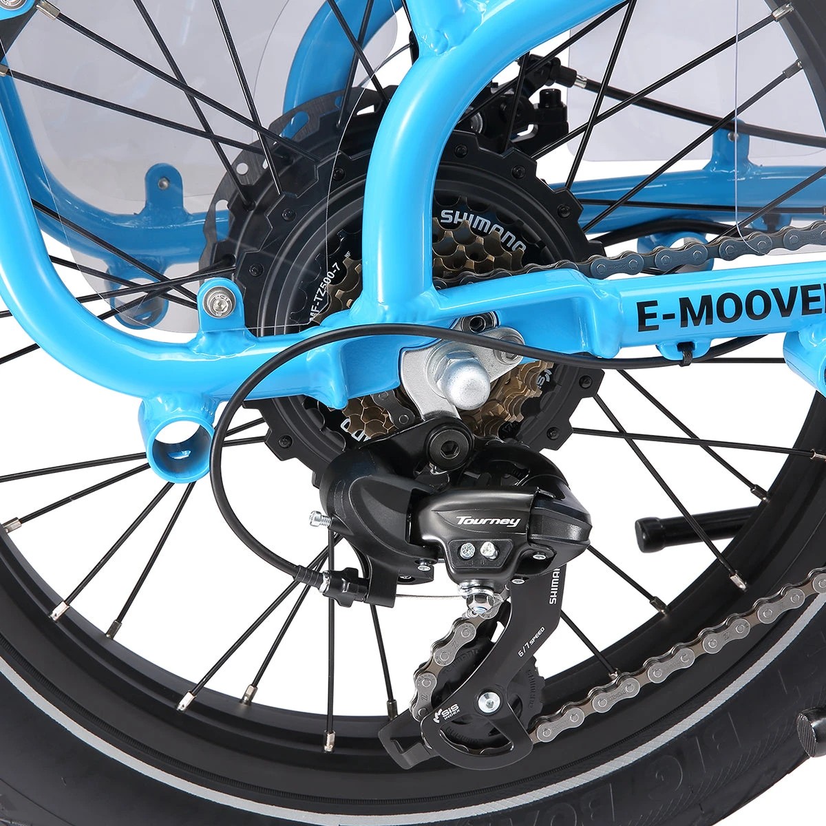 9 Progear E-Moover Cargo Bike - Electric Blue, 9 of 9