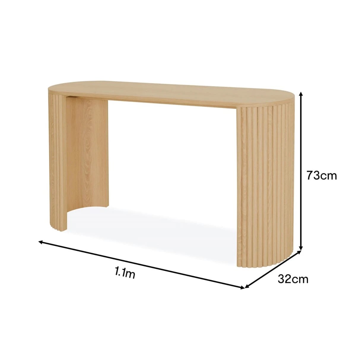 9 Ribbed Console Table, 9 of 9