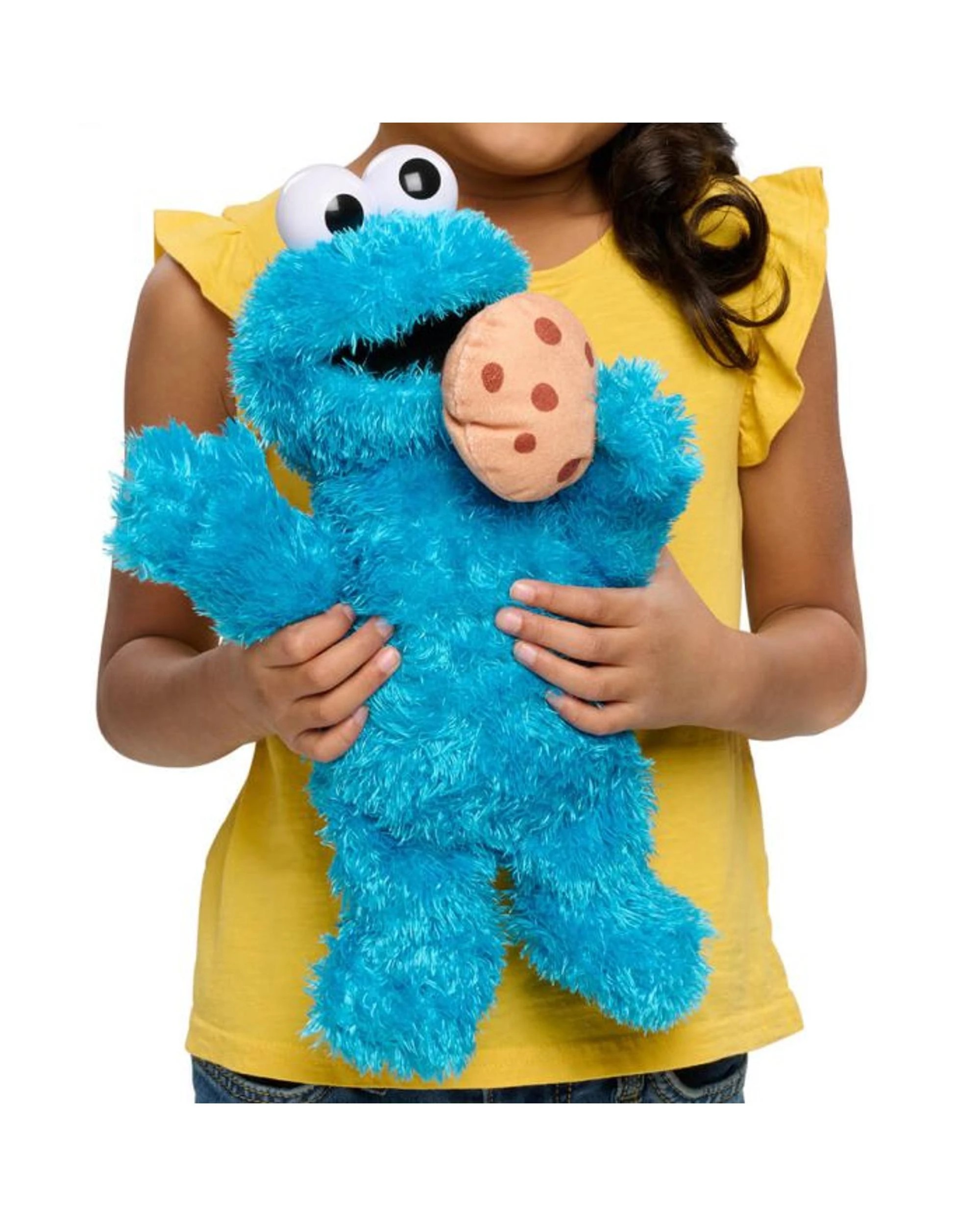 3 Just Play Sesame Street Nom Nom Cookie Monster Animated Plush, 3 of 5