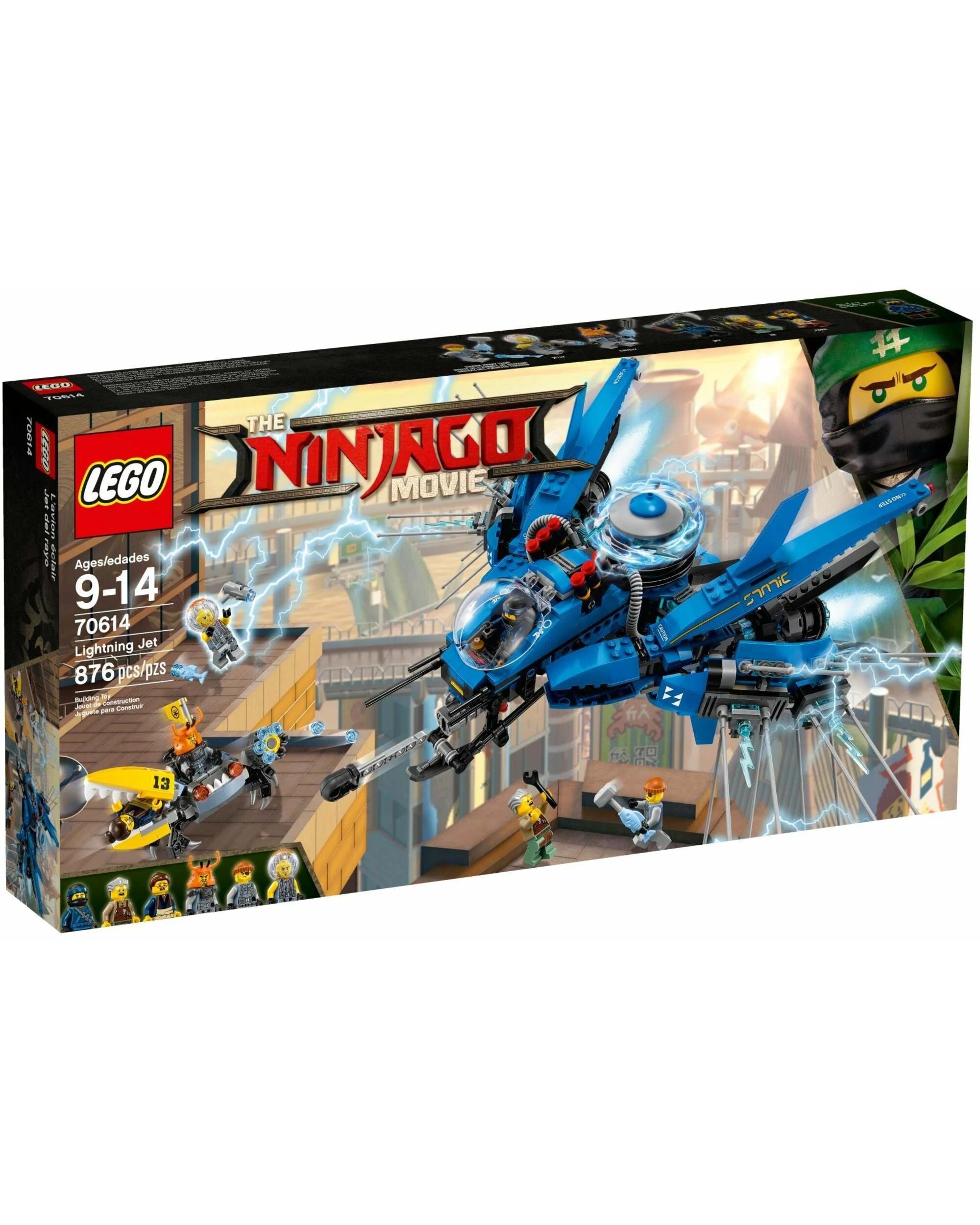 1 LEGO 70614 NINJAGO Movie Lightning Jet - Jay vs. Shark Army, 1 of 5