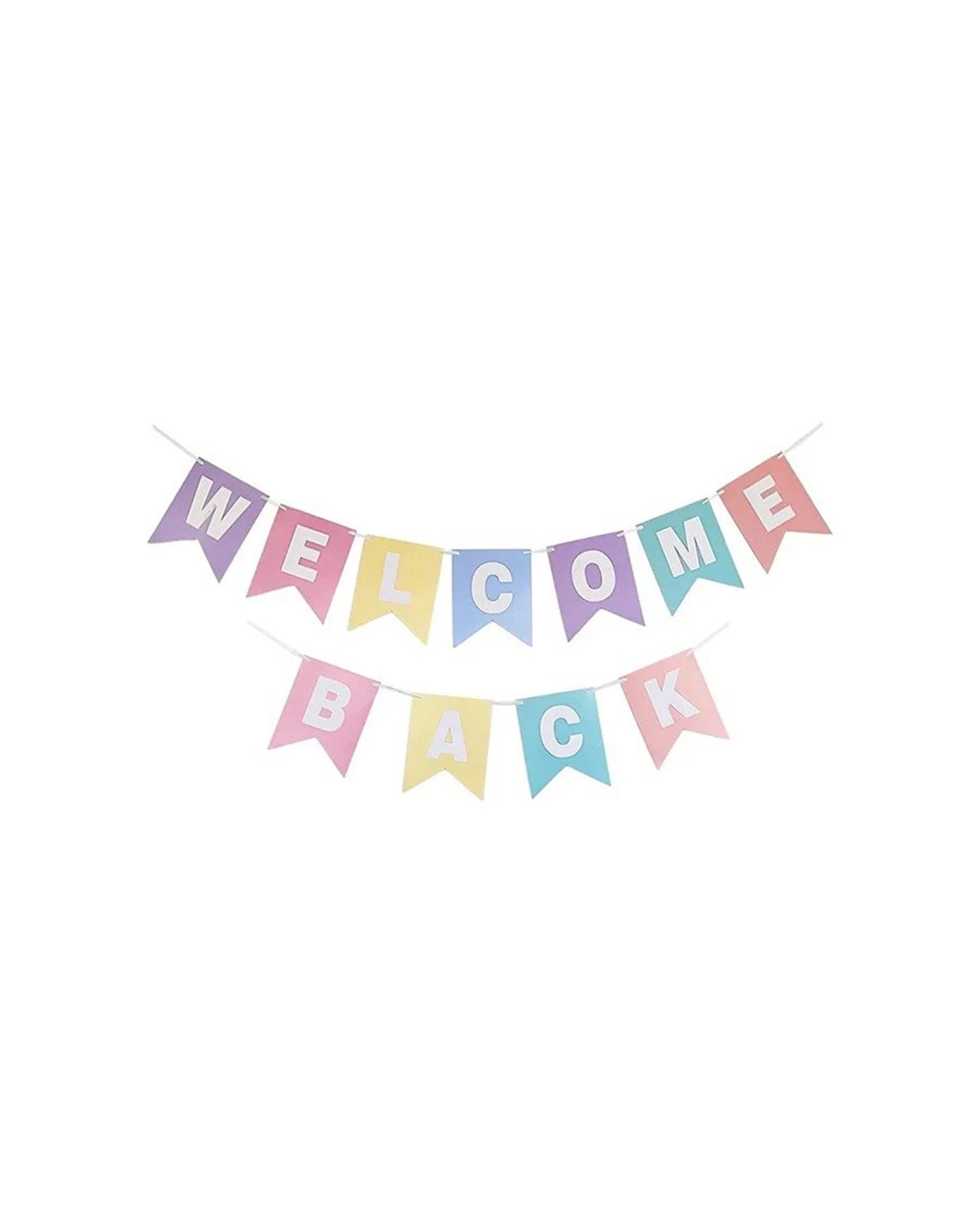 1 Party Maker Welcome Back Banner Decoration Accessory - Multi, 1 of 1