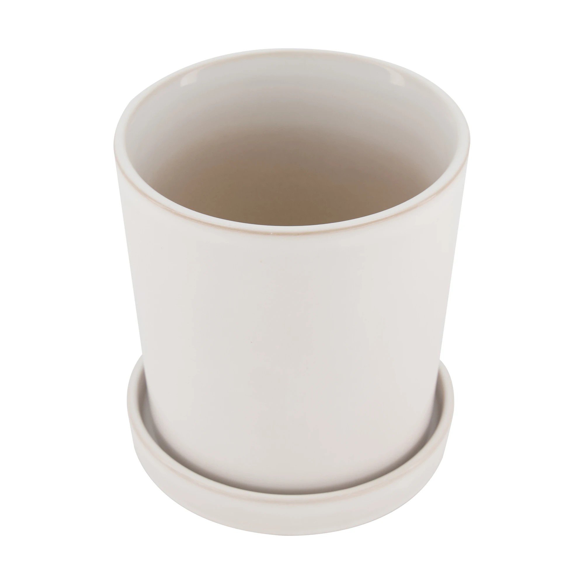 2 Pot with Saucer - White, 2 of 7