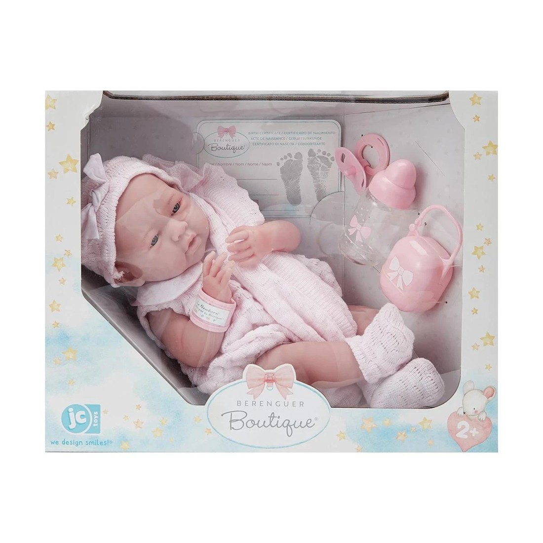 1 Berenguer Boutique Newborn Girl Doll with Bracelet - Anko - Clear, 1 of 10