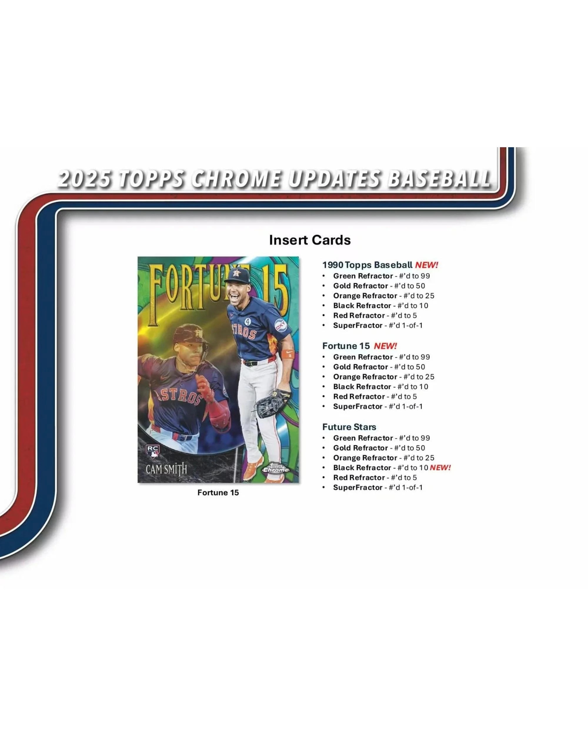4 Topps Chrome MLB 2025 Update Series Baseball Hobby Pack, 4 of 9