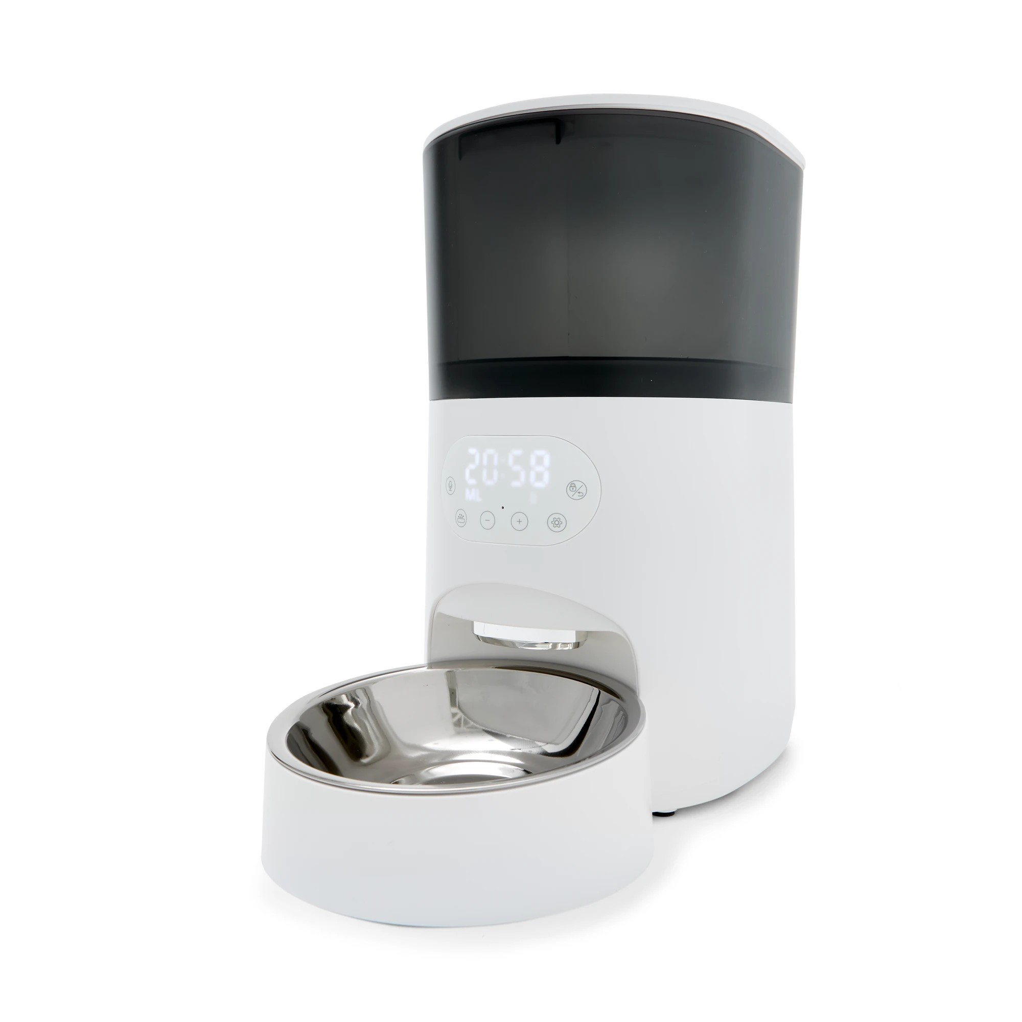 3 Automated 5L Pet Feeder - White and Grey, 3 of 10