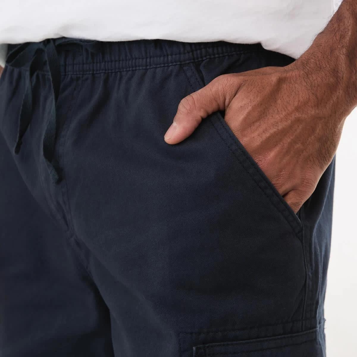4 Elastic Waist Cargo Shorts PARISIAN NIGHT, 4 of 7