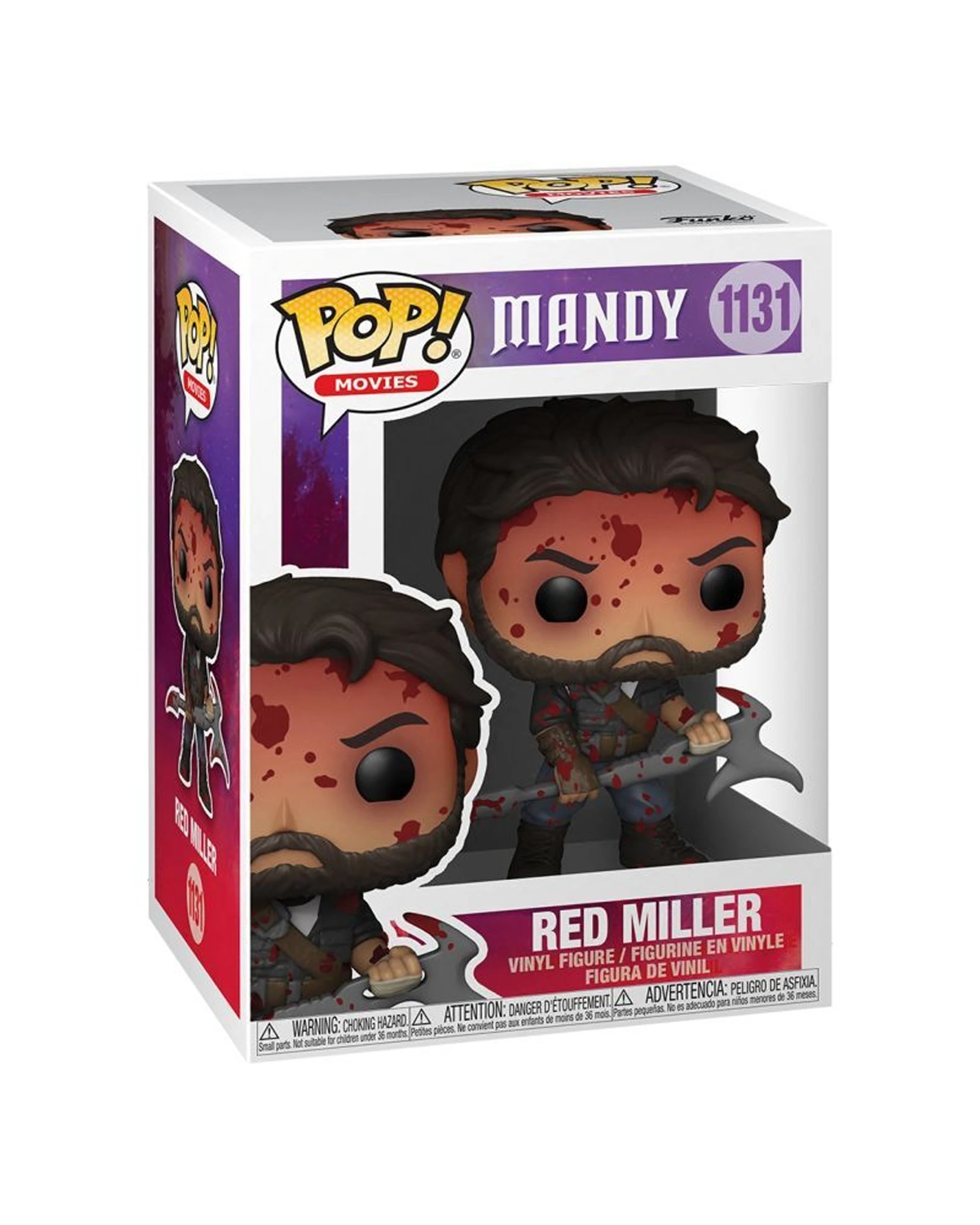 3 Pop Vinyl Figurine Mandy Blood-Splattered 10cm Vinyl Collectible Action Figure - Multi, 3 of 3