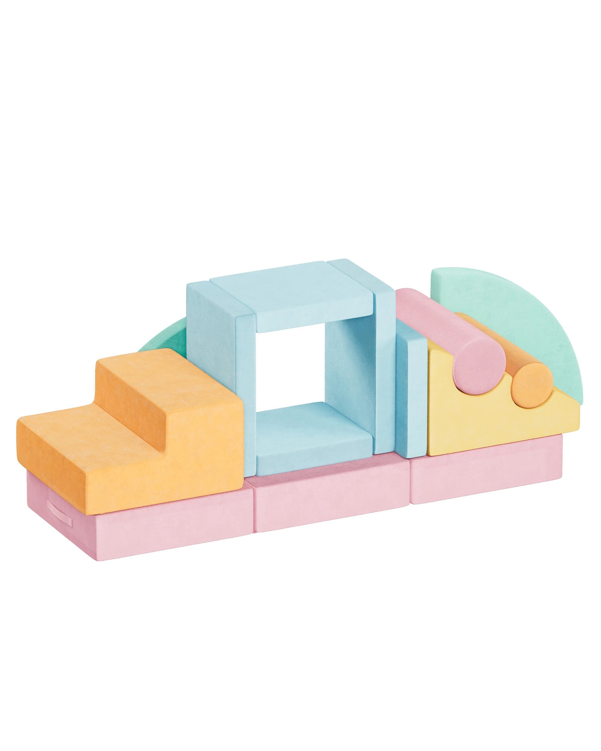 6 Advwin 12PCS Kids Climb & Crawl Foam Climbing Blocks Soft Play Set Climbing Toys, 6 of 8