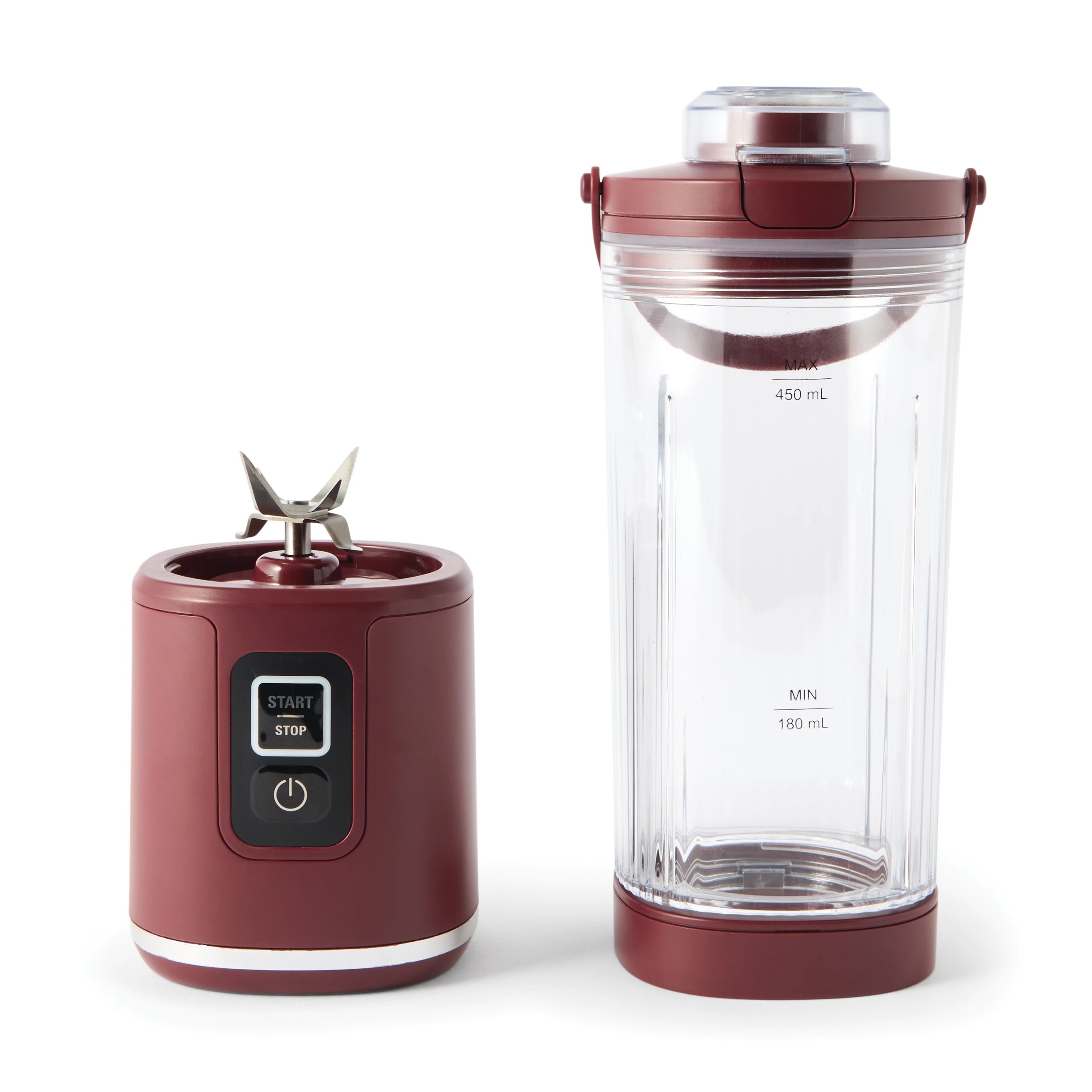 5 Portable USB Blender - Dark Red, 5 of 10