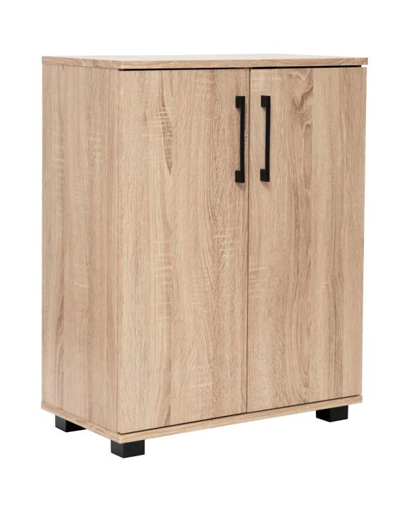 Alpine Bay Classic Multi-Purpose Cabinet Cupboard 2 Door Low - Natural