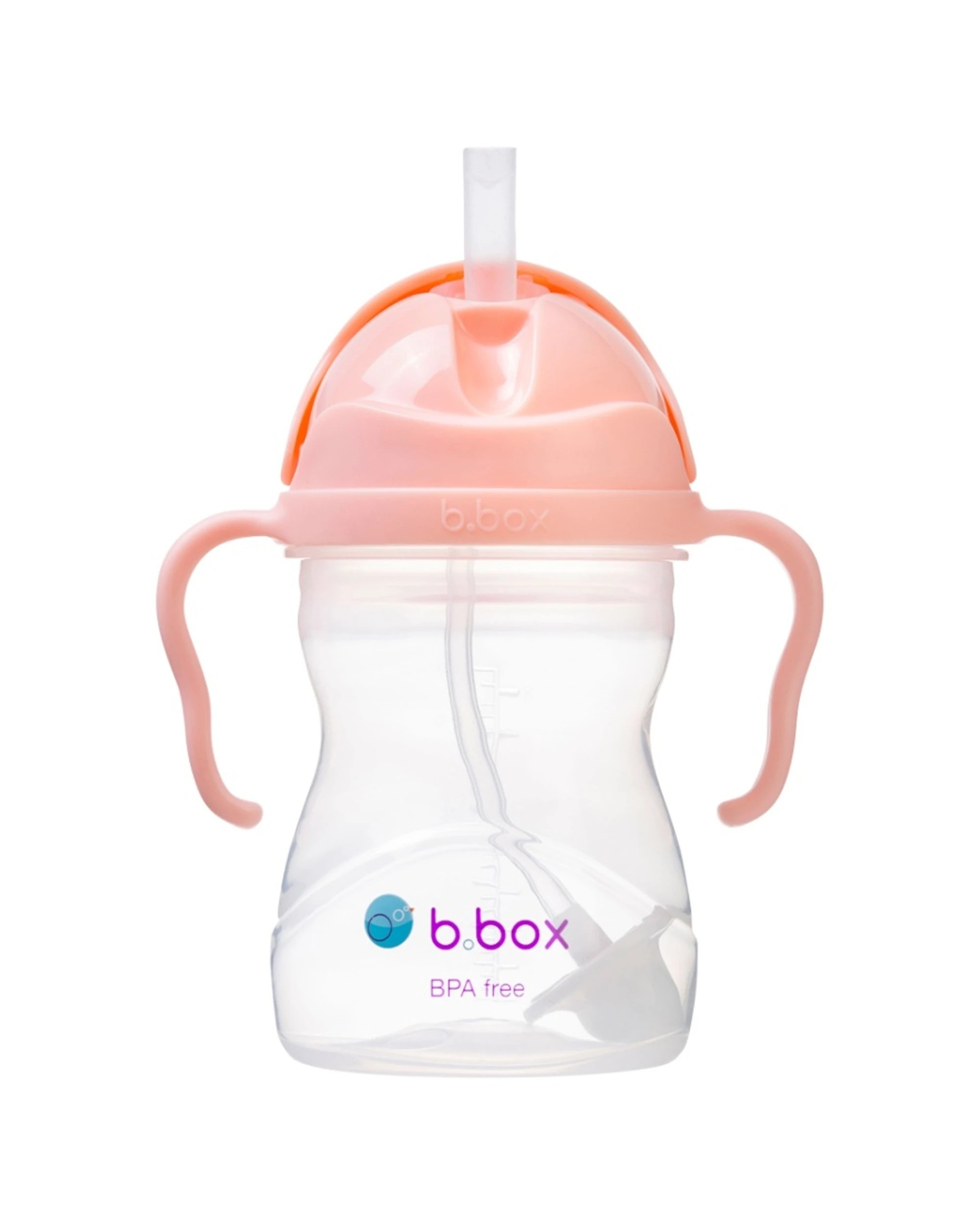 2 B.Box Children Sippy Cup V2 Silicone Spout Spill Proof Tutti Frutti 240ml - Pink, 2 of 8