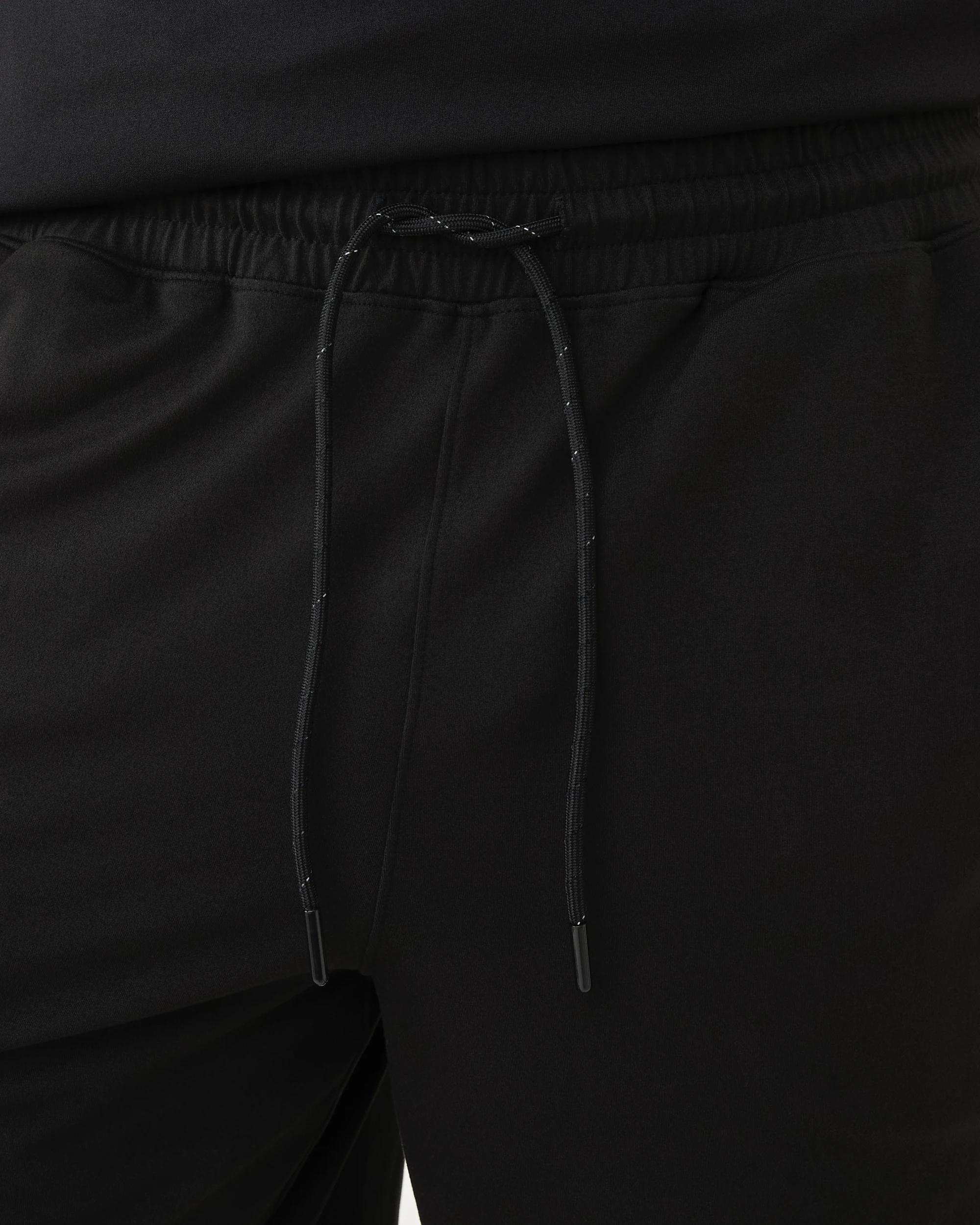 5 Active Mens Travel Jersey Shorts Black, 5 of 7