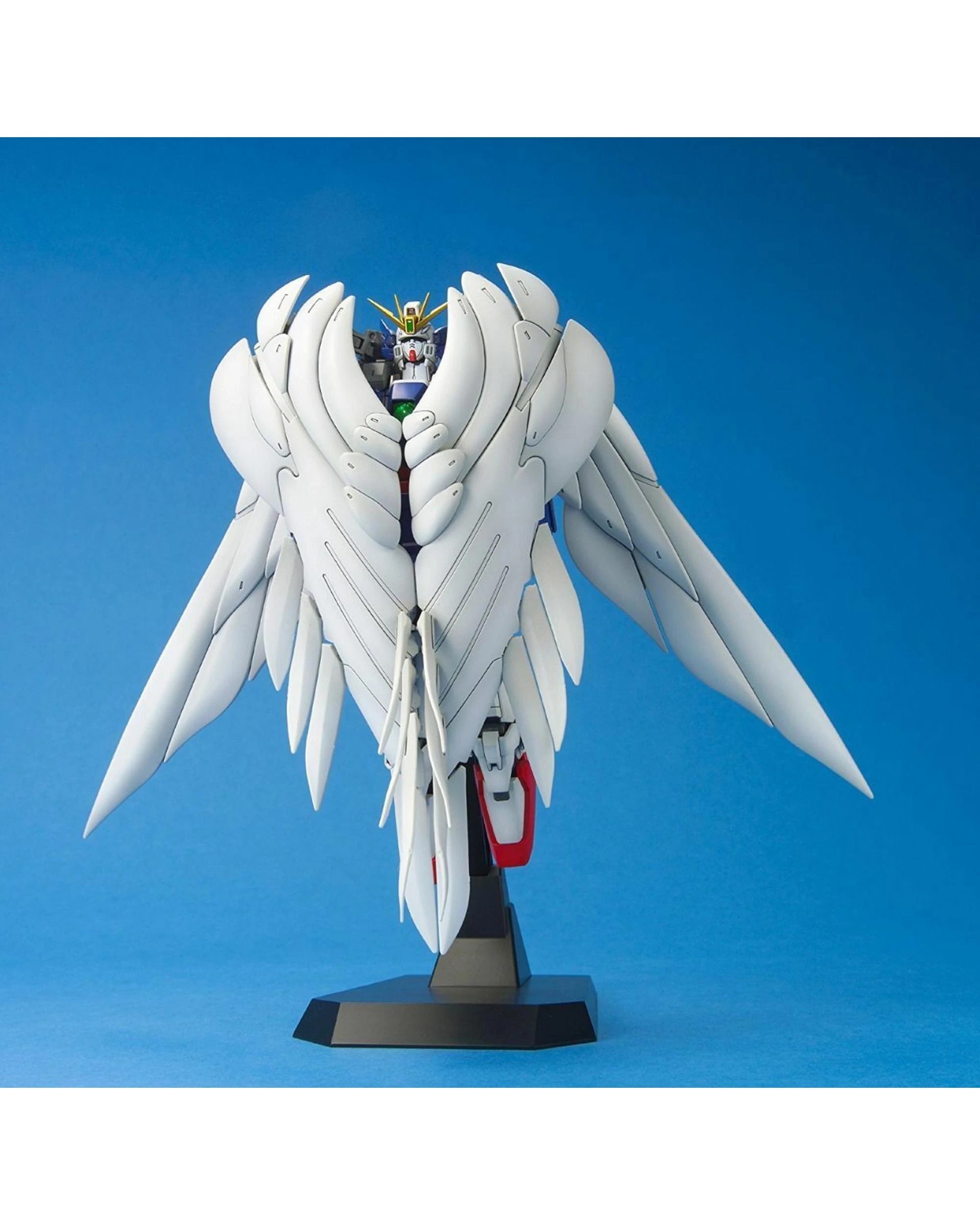 4 Bandai Gundam Master Grade Wing Gundam Zero Custom 1:100 Scale Model Kit, 4 of 8