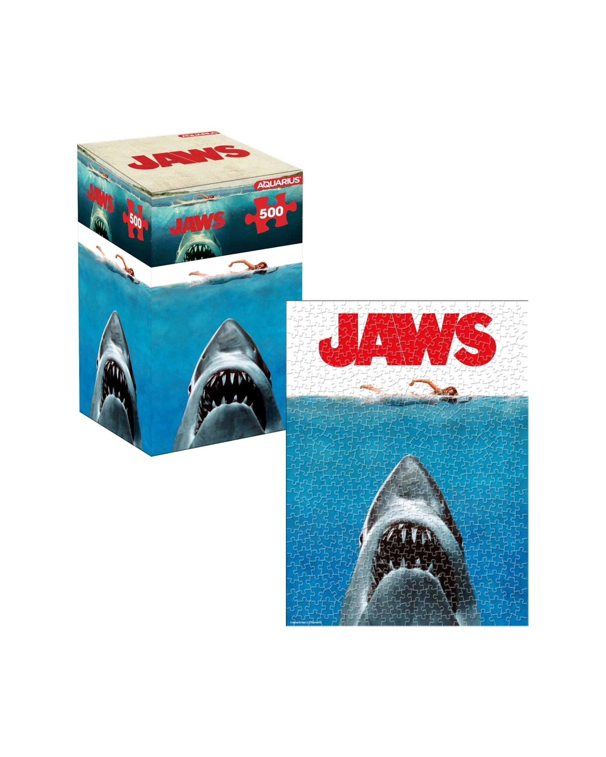 1 Aquarius Jaws 500 Piece Jigsaw Puzzle, 1 of 3