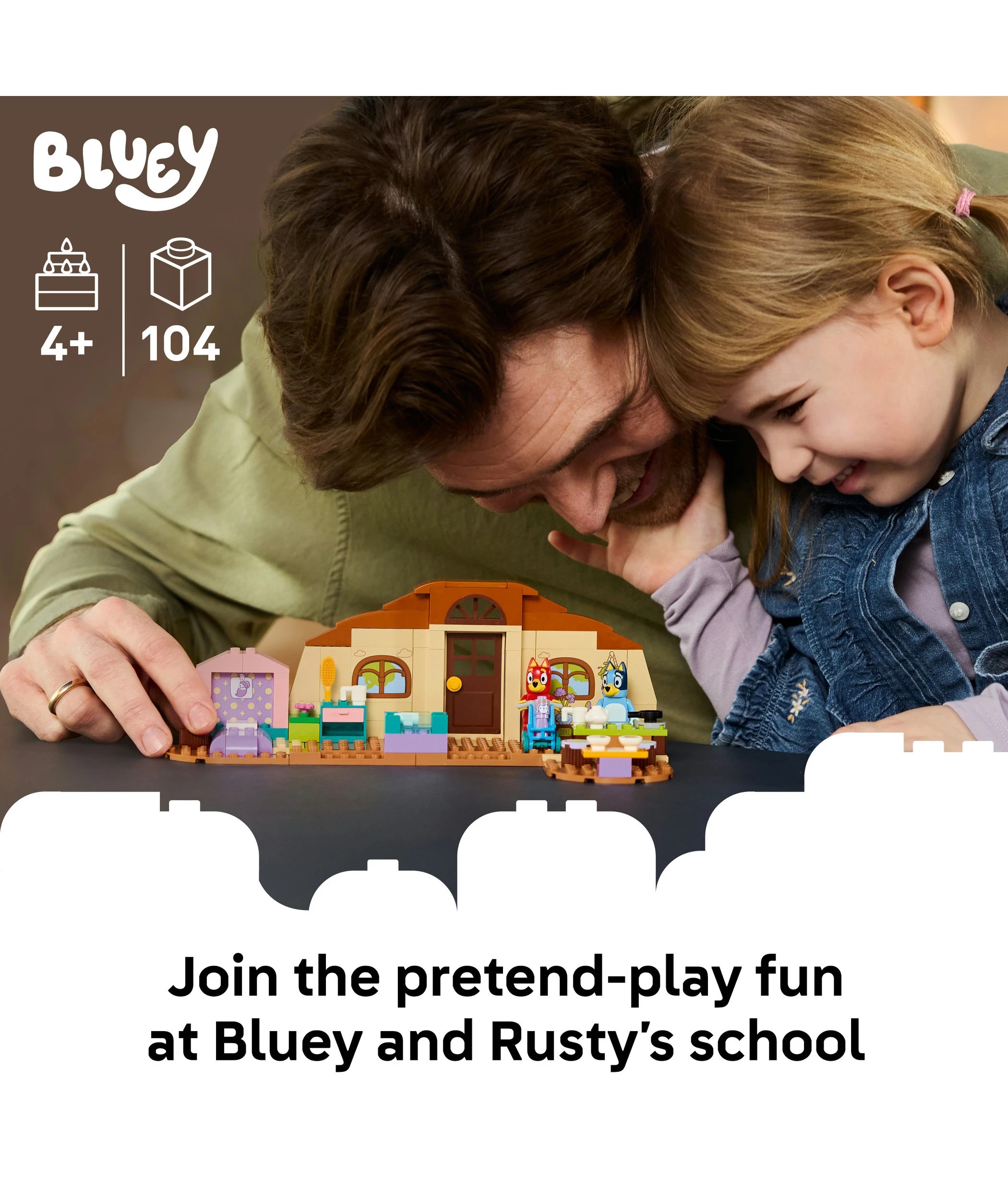 3 LEGO Bluey School with Rusty and Bluey 11221, 3 of 10