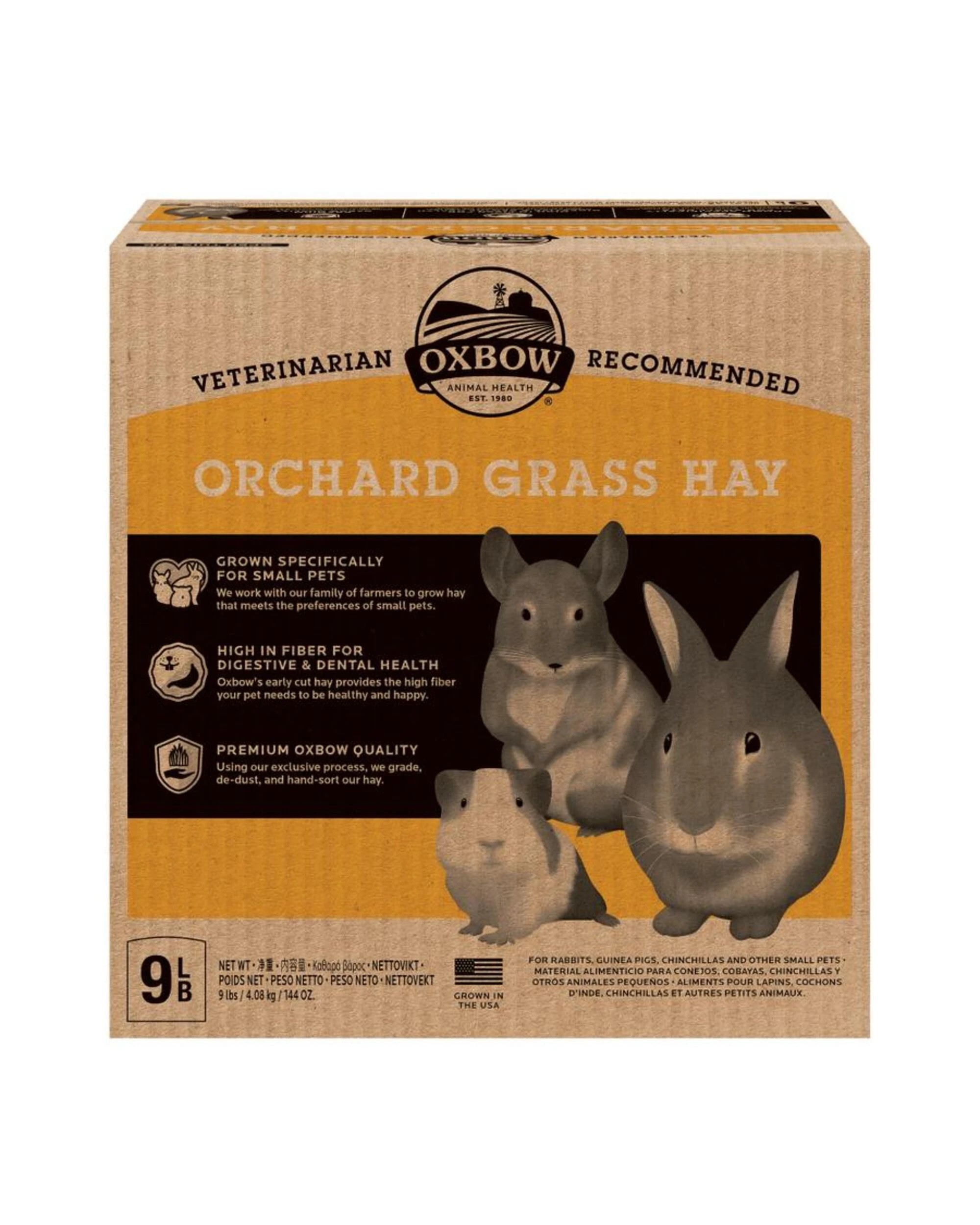 1 Oxbow Orchard Grass Hay Large 4kg, 1 of 1