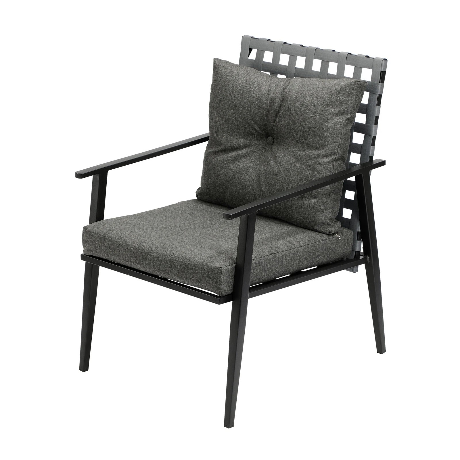 9 Livsip Outdoor Dining Set 2 Seater Patio Furniture Rattan Armchair Glass Table - Multi, 9 of 9