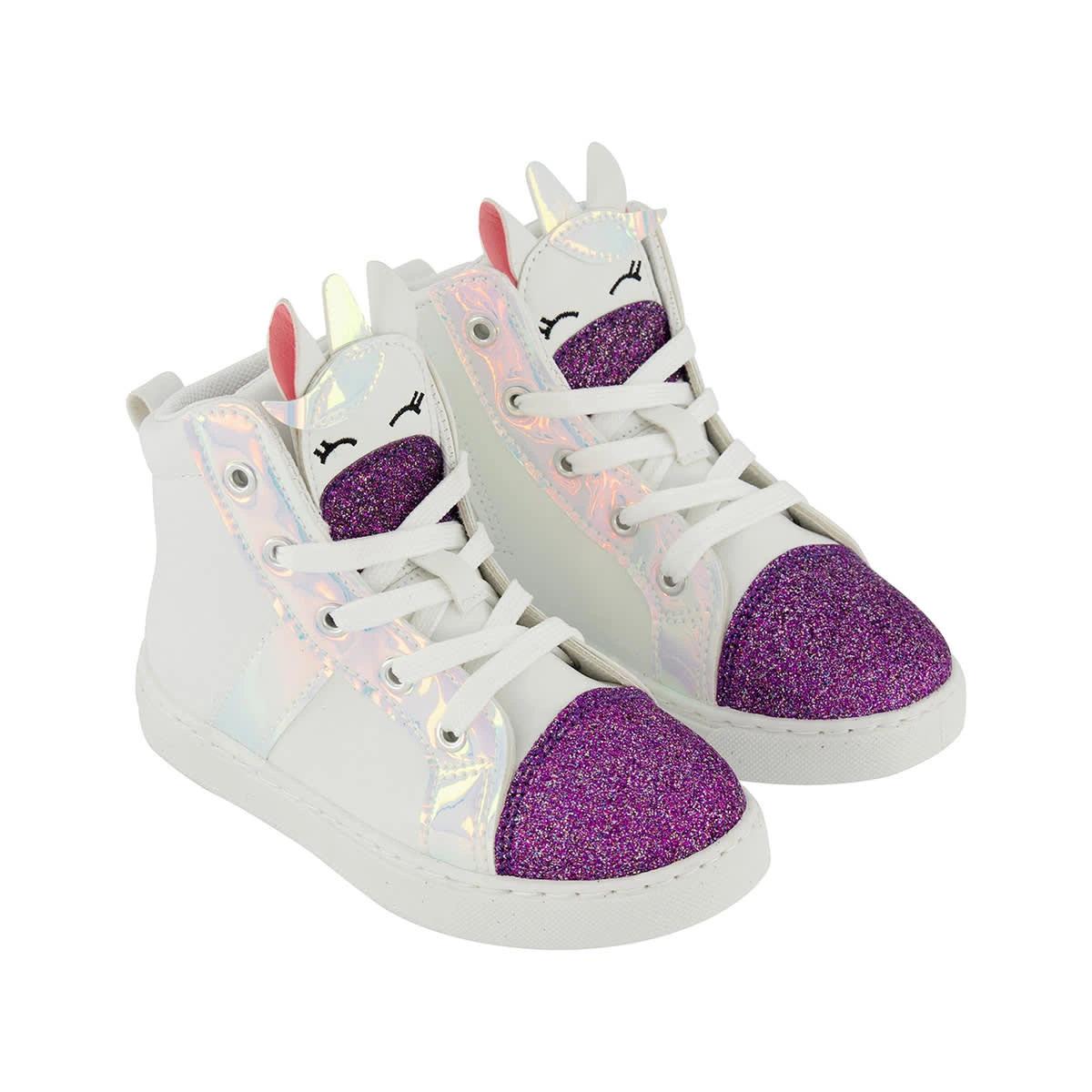 4 Junior Novelty Sneakers Unicorn, 4 of 5