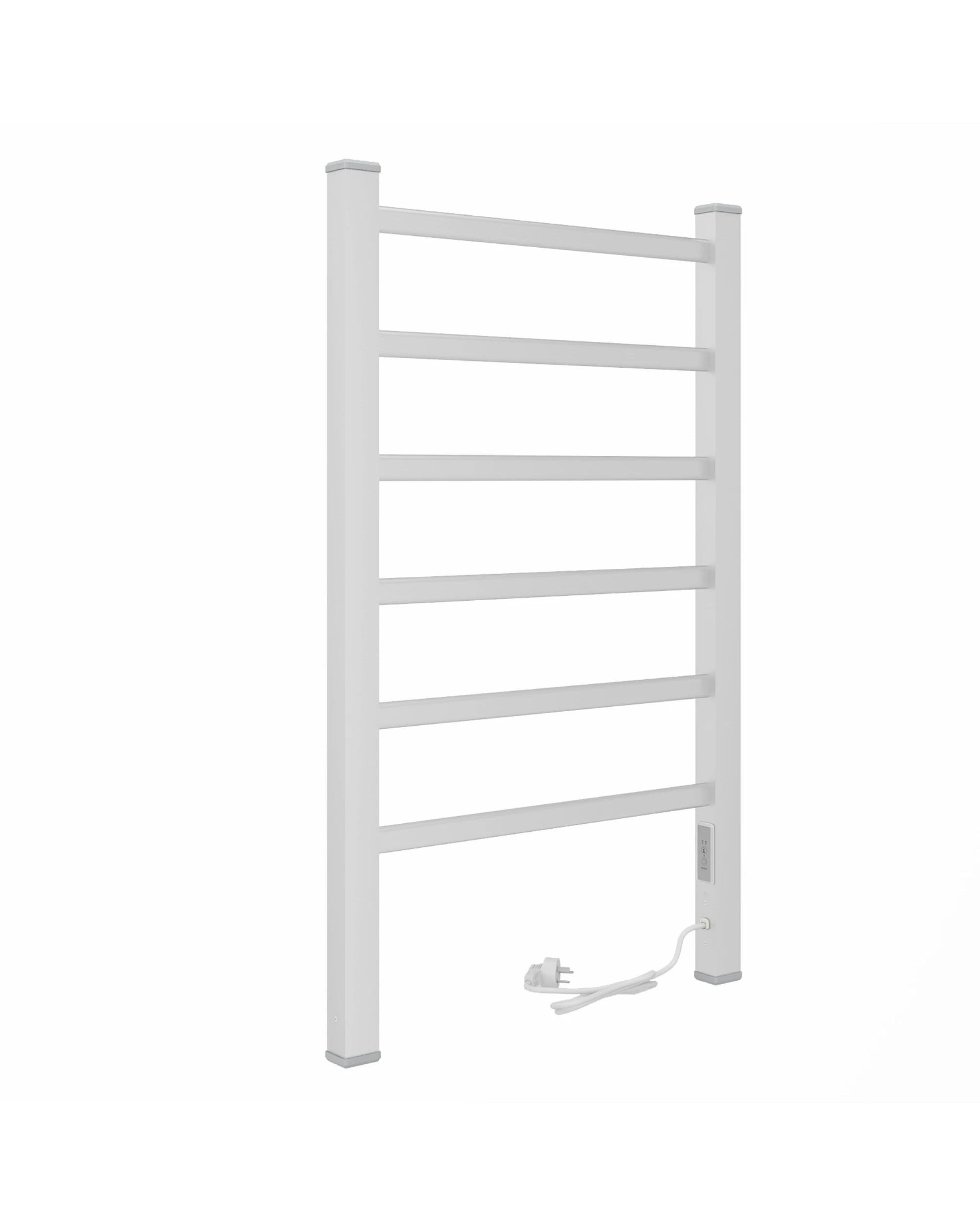 1 Advwin Electric Heated Towel Rail Tower 52.5x86cm - White, 1 of 8