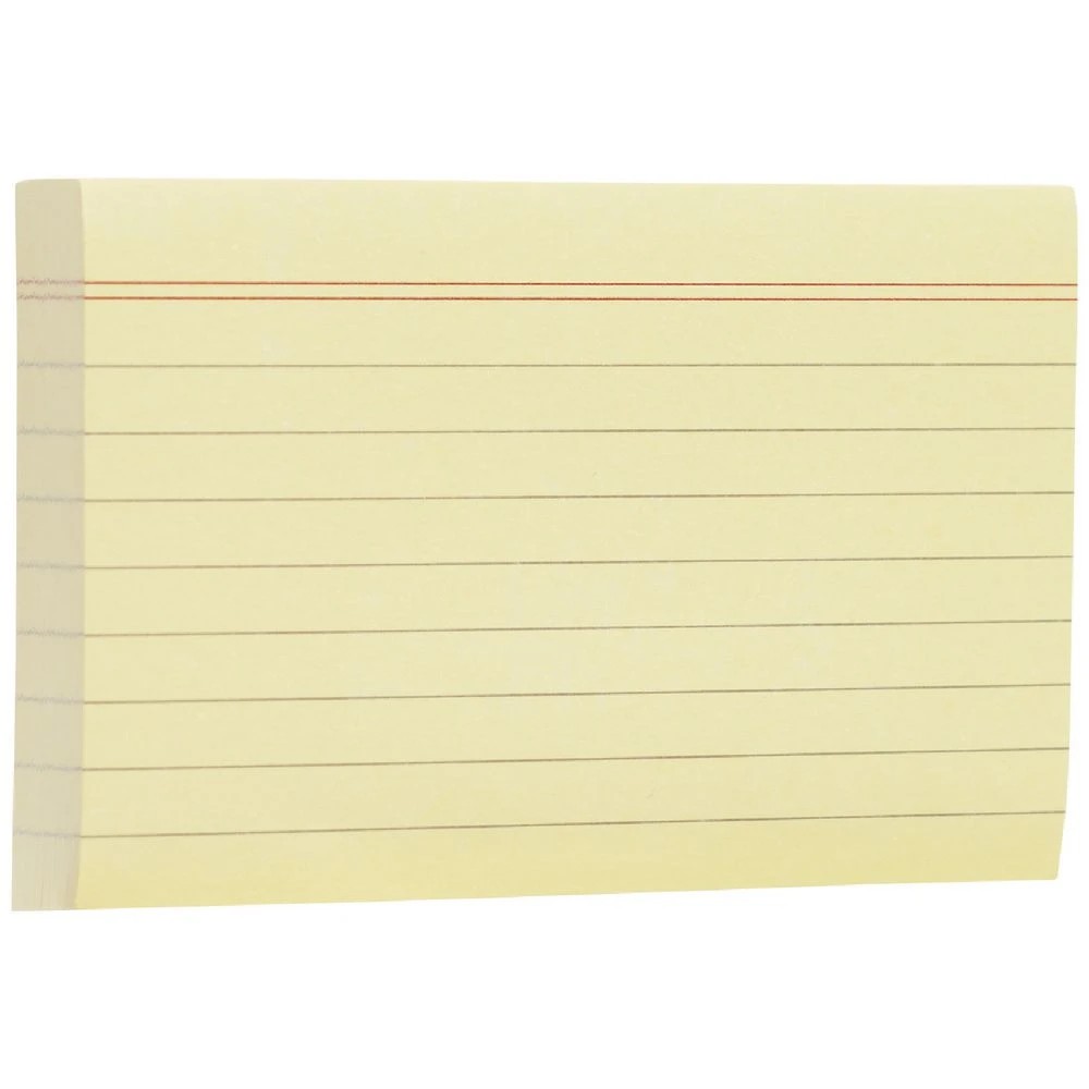 3 J.Burrows Fully Adhesive Notes 76x127mm Yellow, 3 of 3
