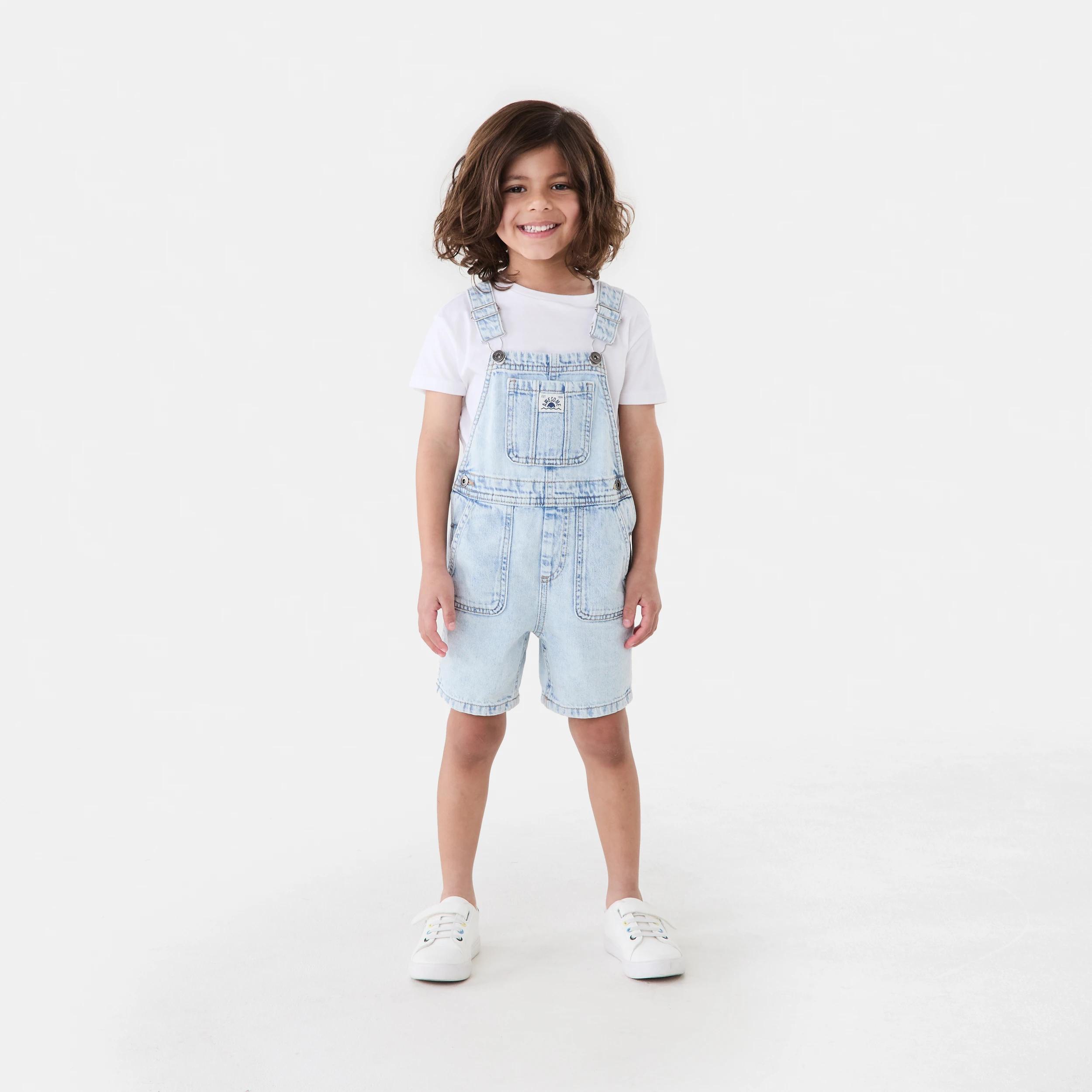 7 Denim Overalls Bleach Blu, 7 of 8