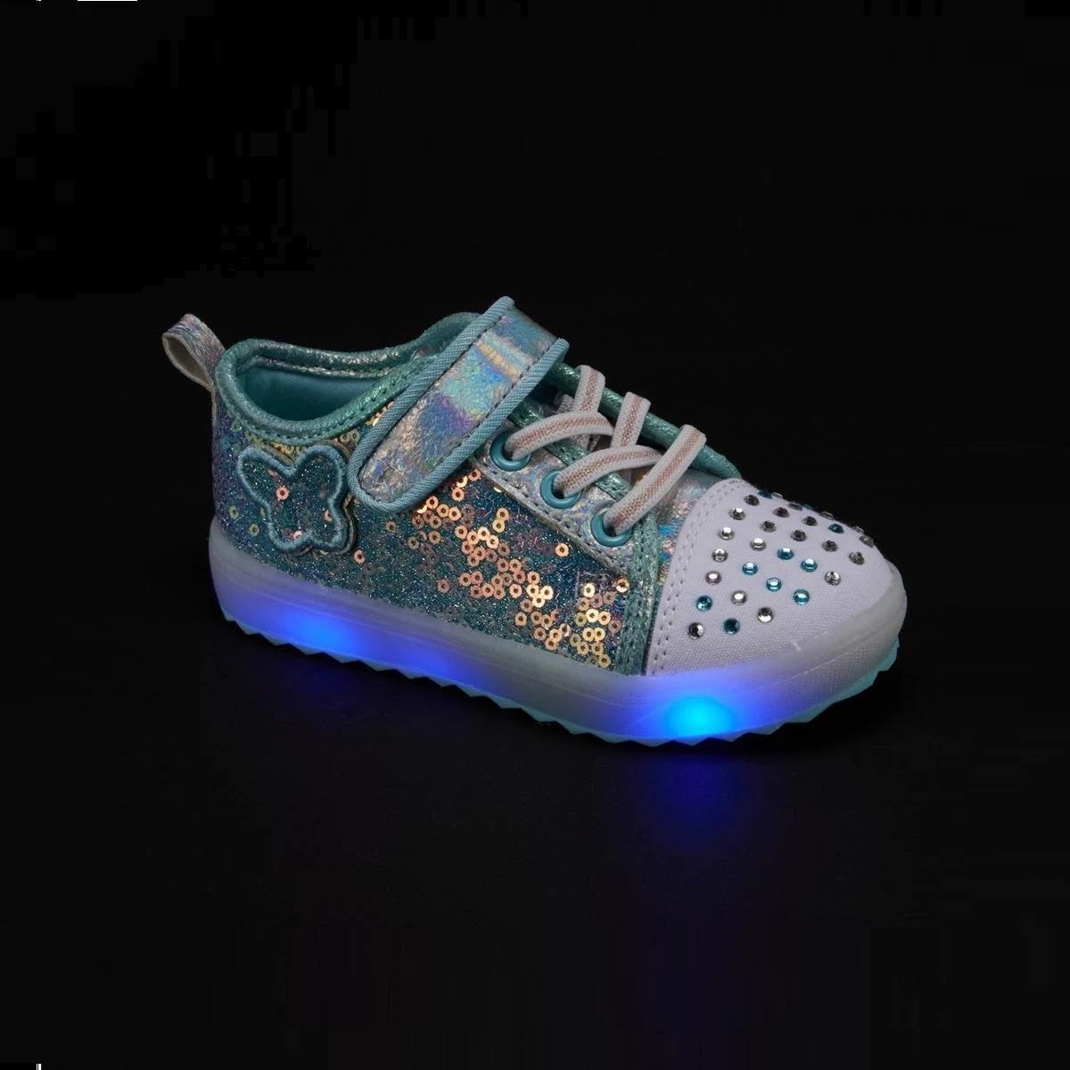 2 Junior Light-up Casual Shoes Sequin, 2 of 6