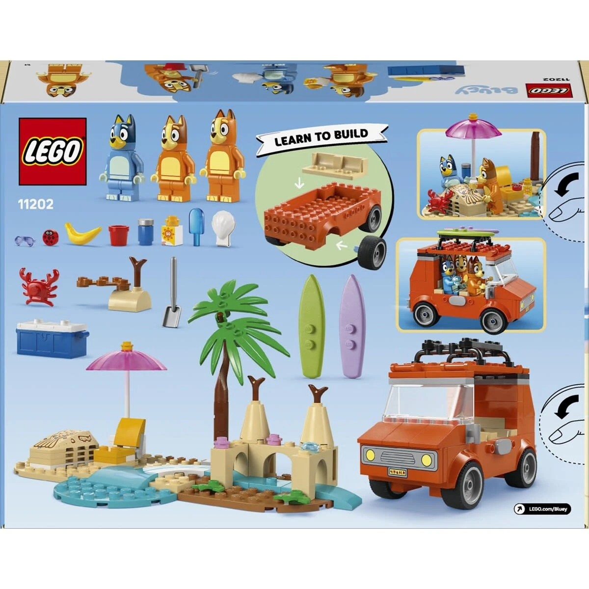 10 LEGO Bluey: Bluey’s Beach & Family Car Trip 11202, 10 of 10
