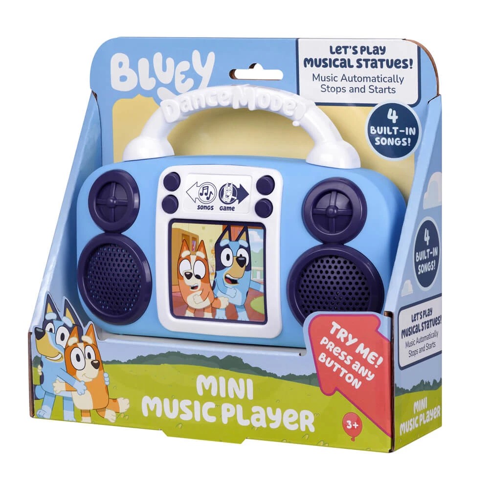 2 Bluey - Mini Music Player Freeze Dance Boombox - Interactive Toy, 2 of 5
