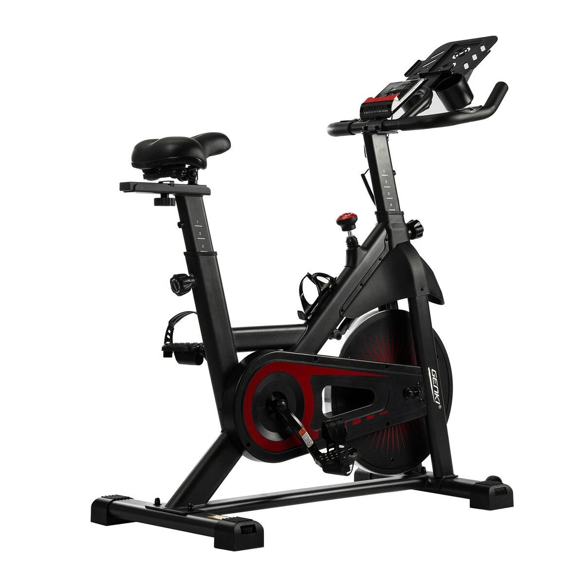 3 Genki Fitness Spin Bike Indoor Cycling Stationary Bicycle Home Exercise Adjustable, 3 of 3