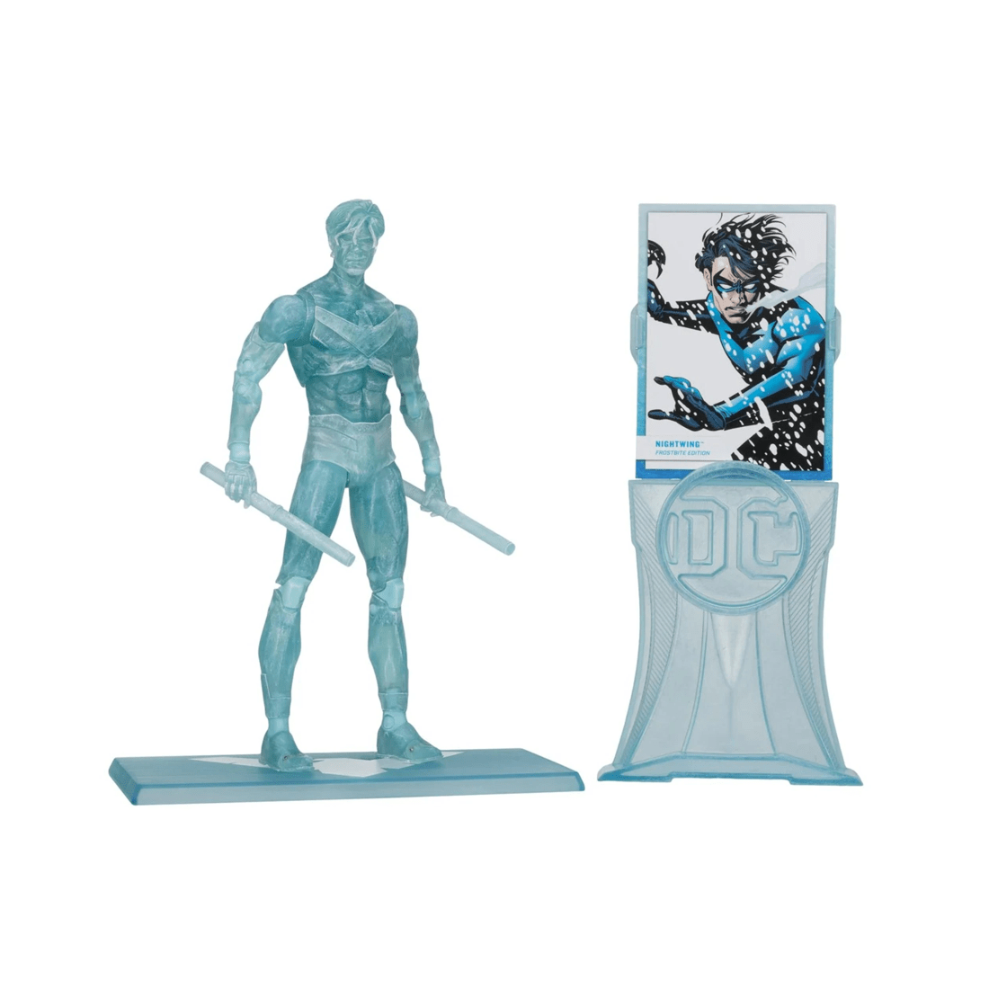 3 McFarlane Toys McFarlane Gold Label DC Multiverse Titans Nightwing Frostbite Edition 7 inch Figure, 3 of 6