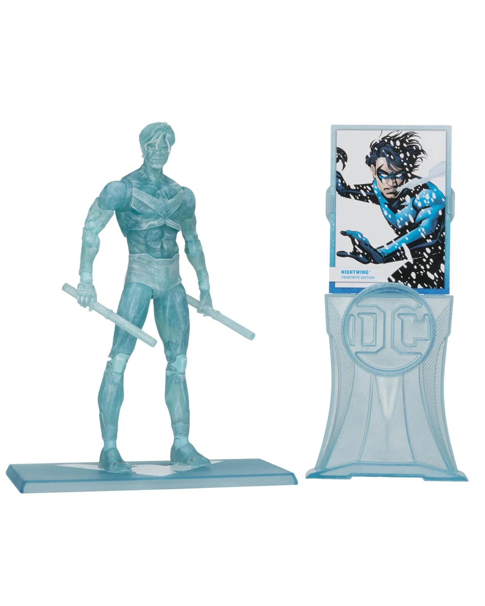 3 McFarlane Gold Label DC Multiverse Titans Nightwing Frostbite Edition 7 inch Figure, 3 of 6