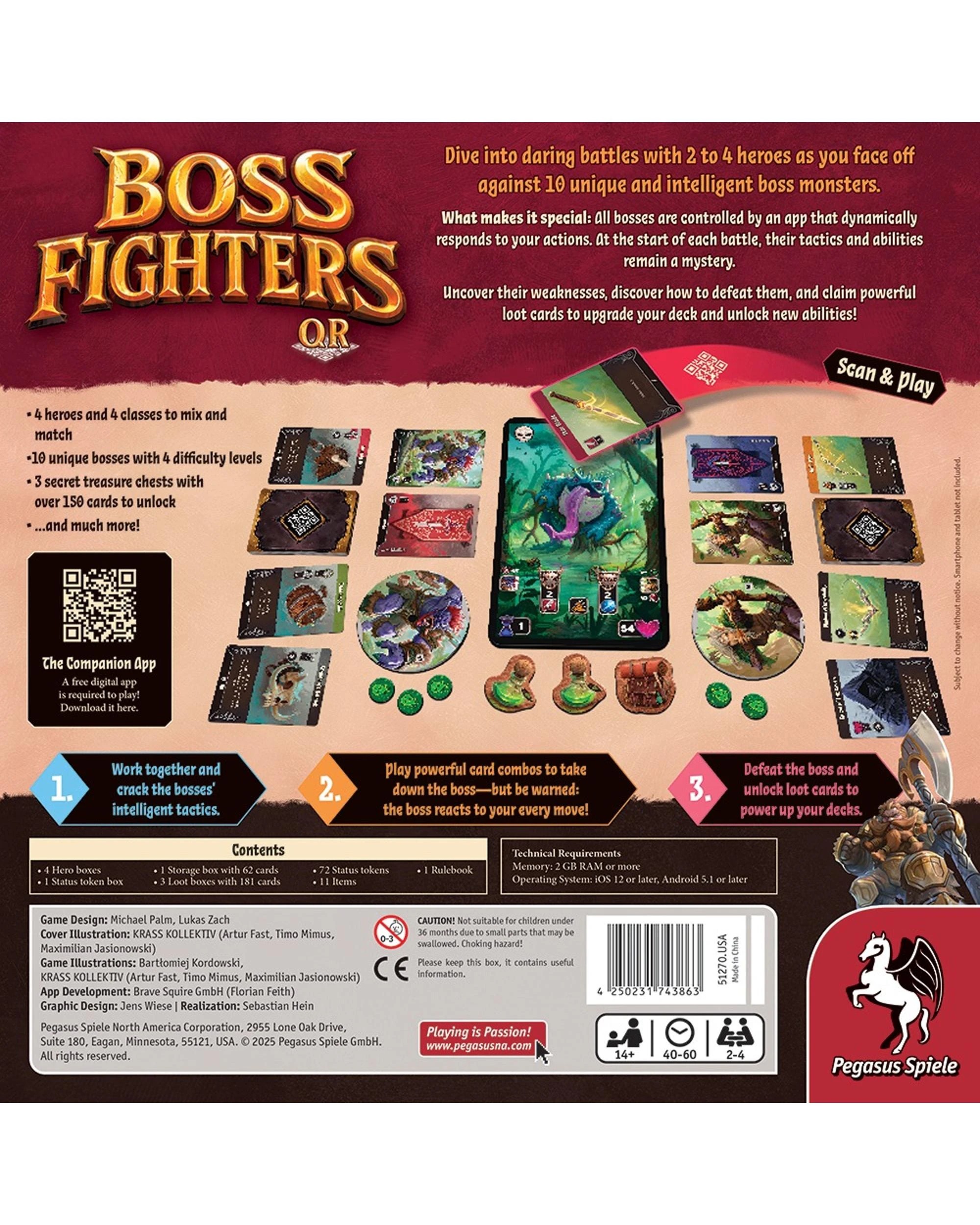 2 Boss Fighters QR Board Game, 2 of 5