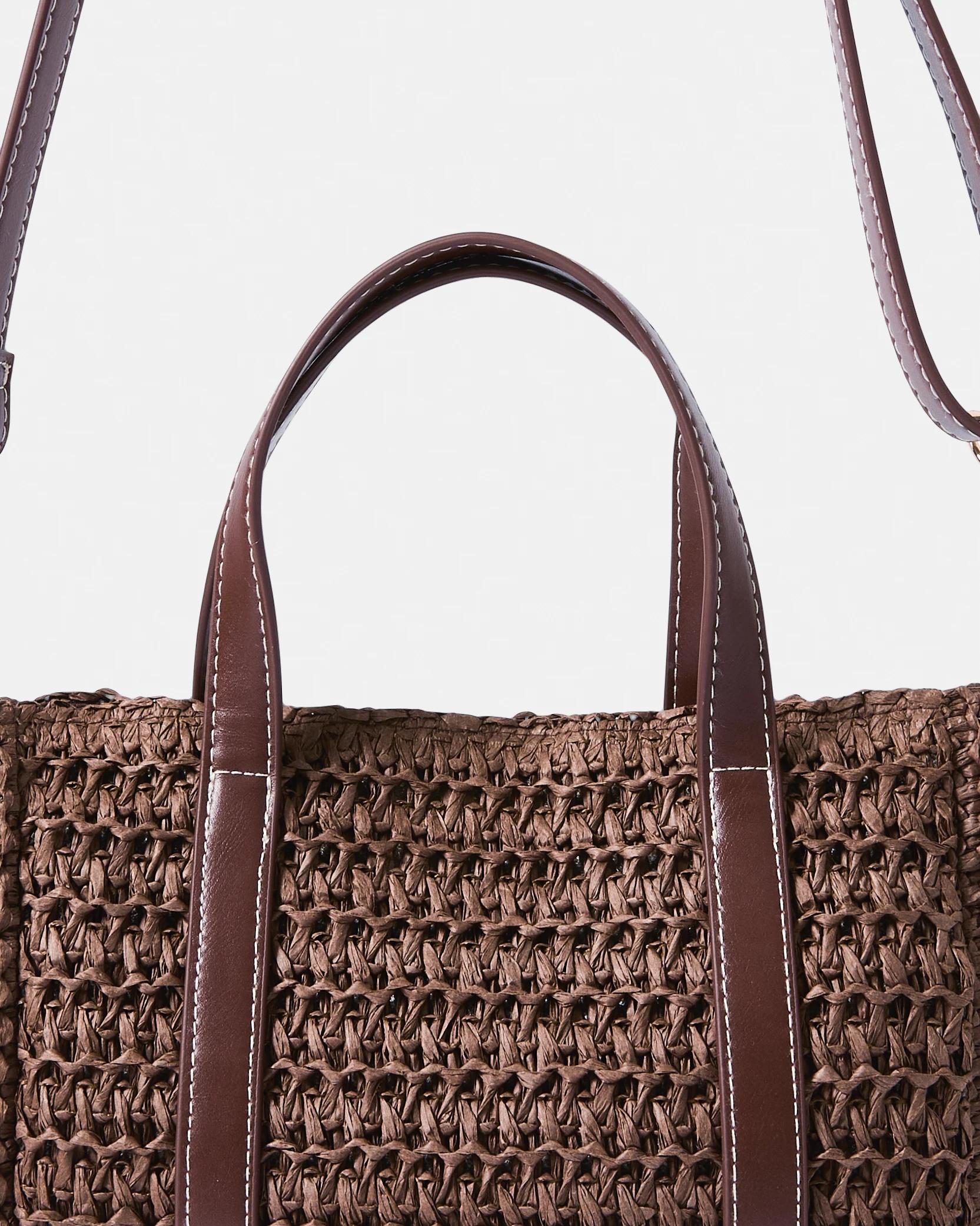 3 Mini Tote Bag Chocolate, 3 of 8