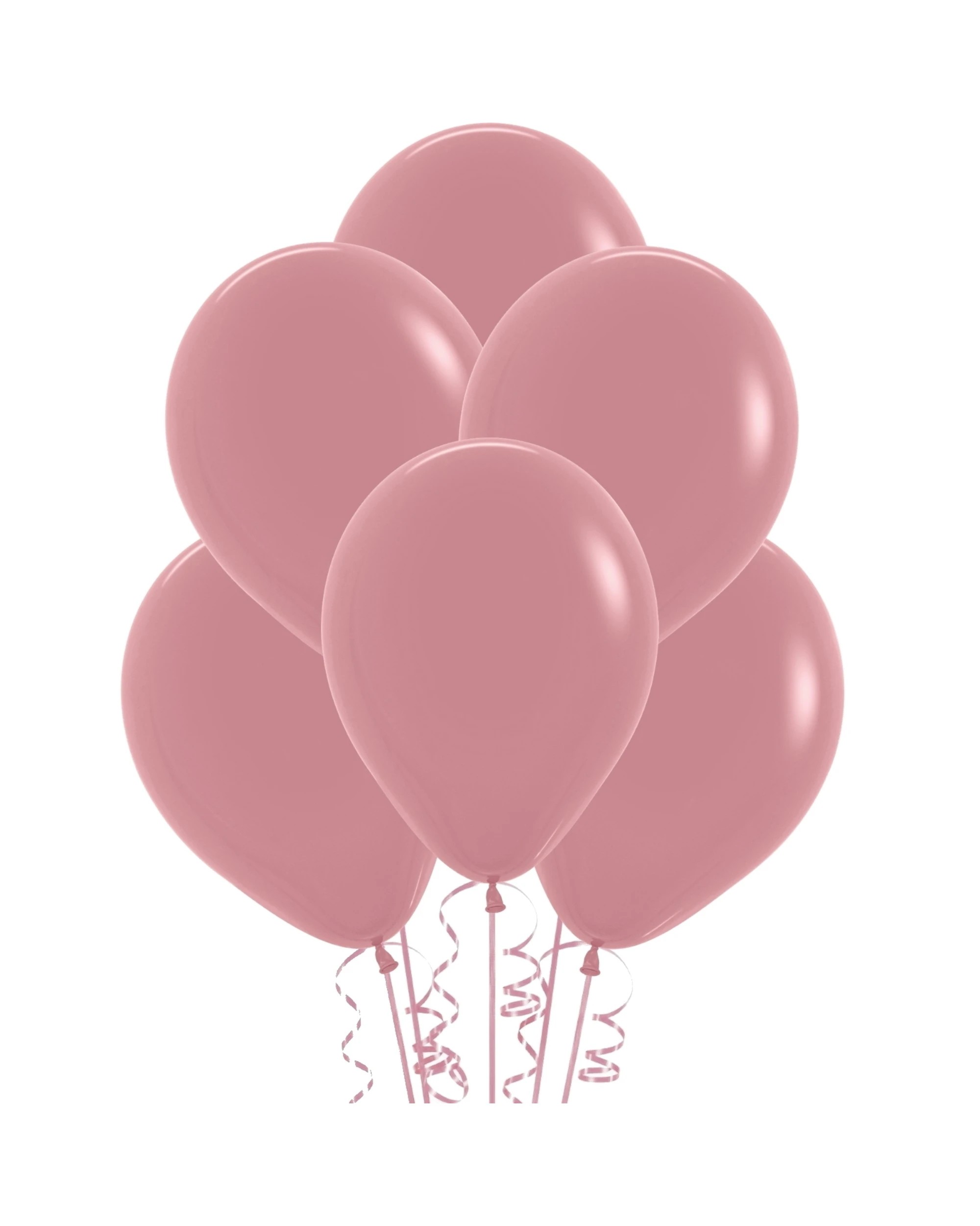 1 Five Star Rosewood Balloons 30cm Pack of 18 - Pink, 1 of 1