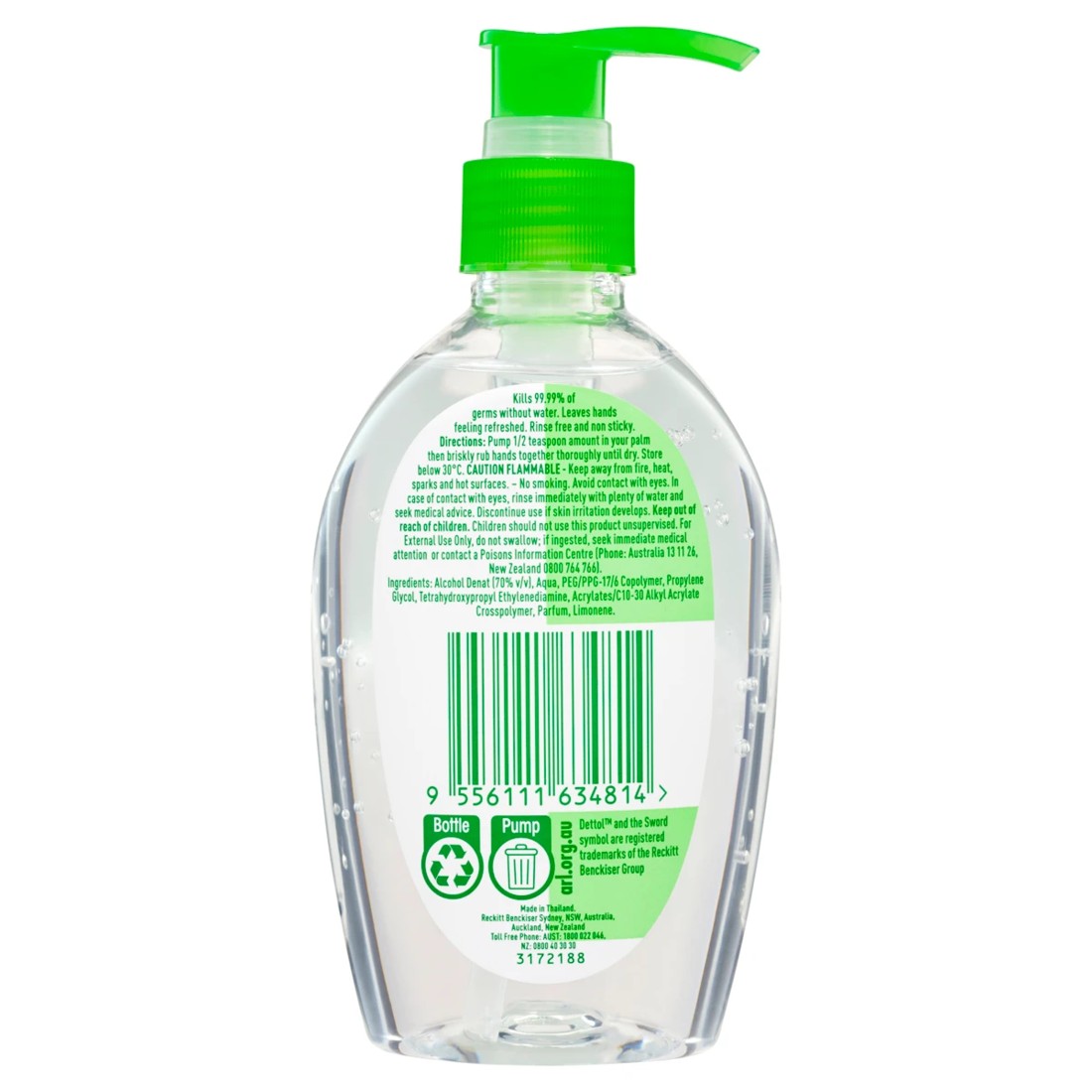 2 Dettol Original Instant Hand Sanitiser 200ml, 2 of 6