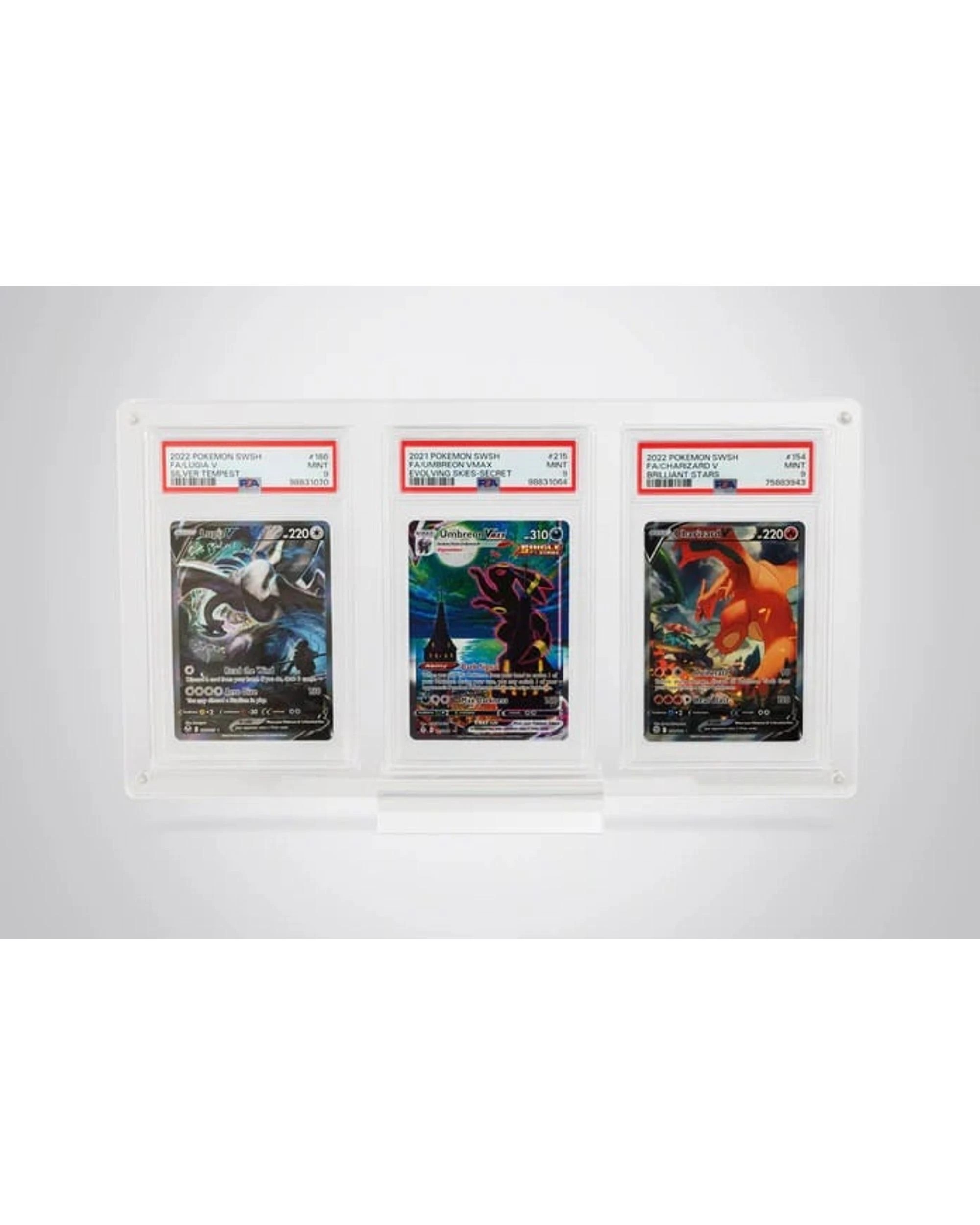 5 AcryShield Triple PSA Graded Card Acrylic Display Case with Stand, 5 of 7
