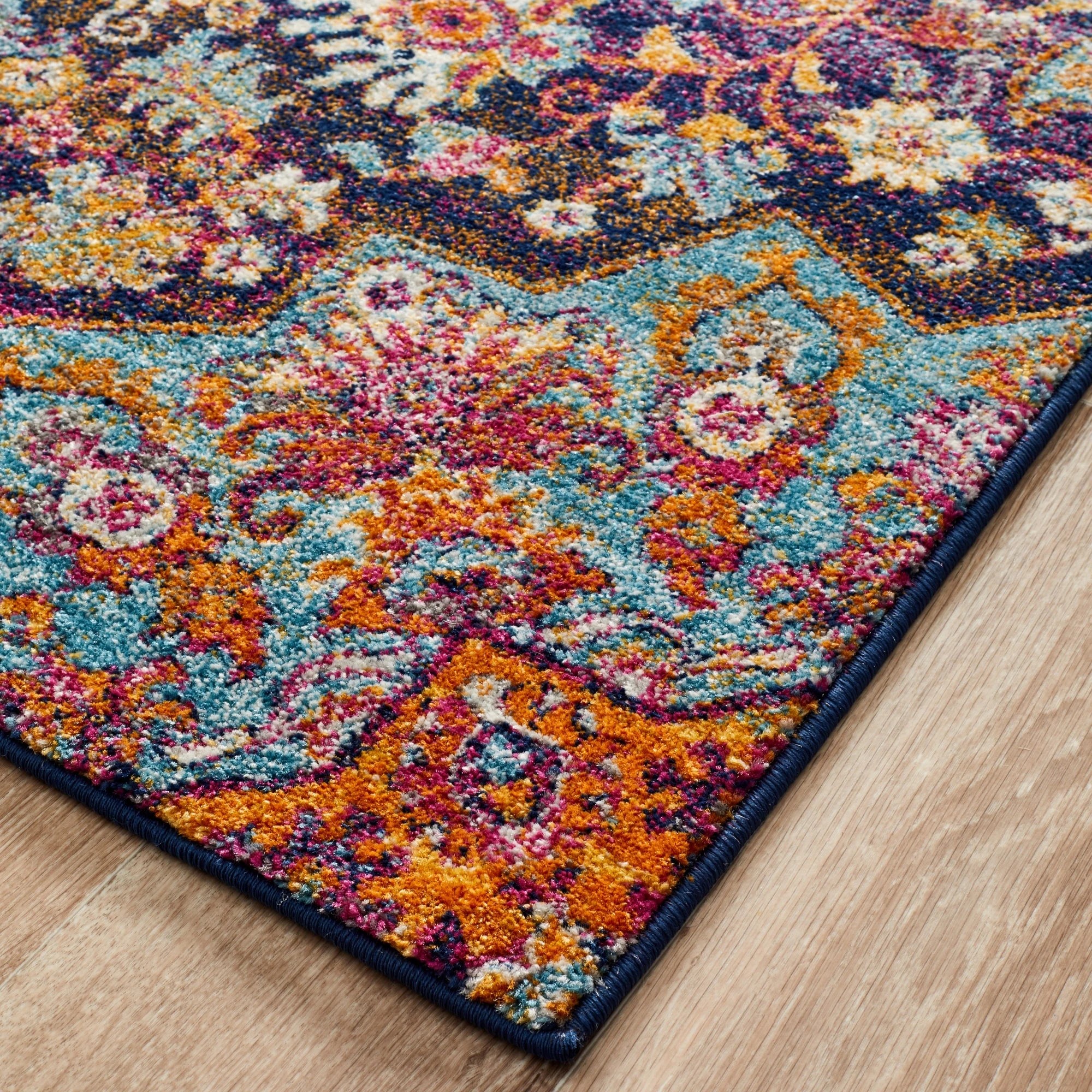3 Common Ground Rugs Gallery 867 330x240cm - Extra Large Floor Rug - Pink, 3 of 7