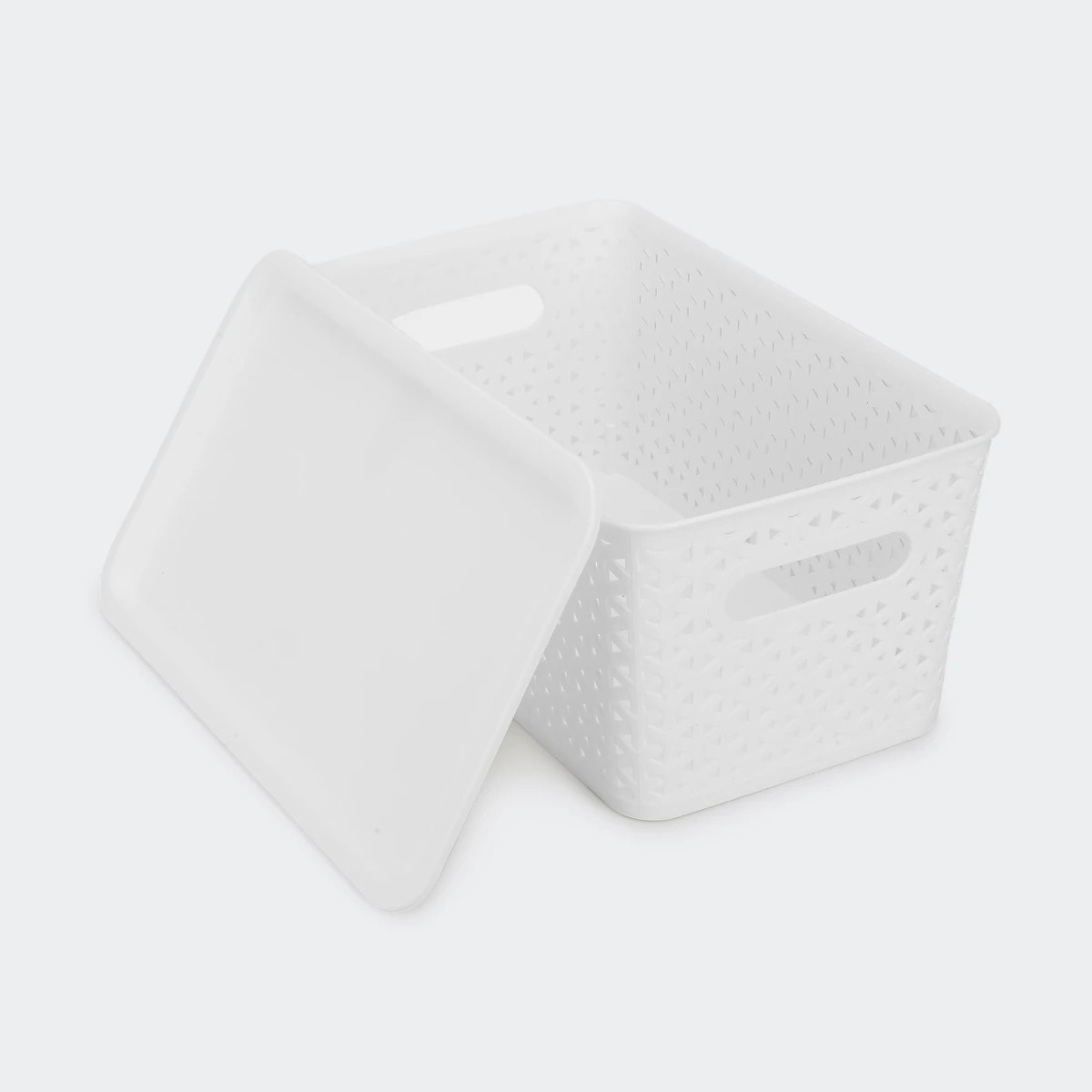 1 Storage Container with Lid Small - White, 1 of 7