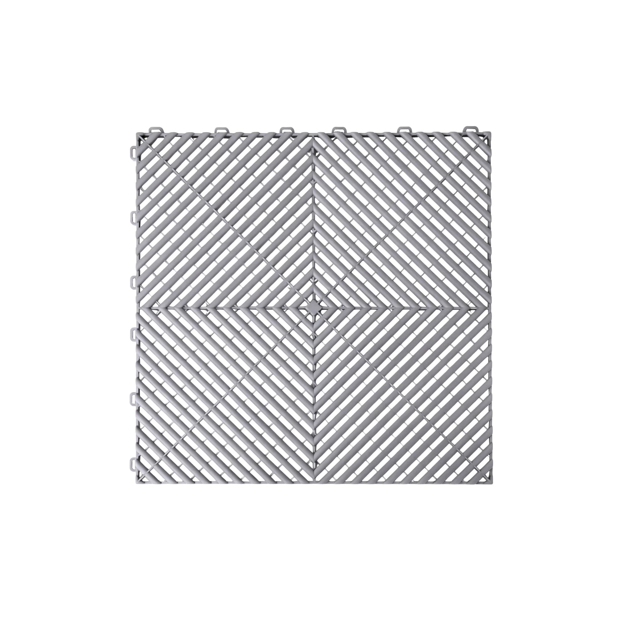 3 Giantz 20PCS Garage Floor Tiles Interlocking Drainage Non-Slip Tiles Heavy Duty for - Grey, 3 of 4