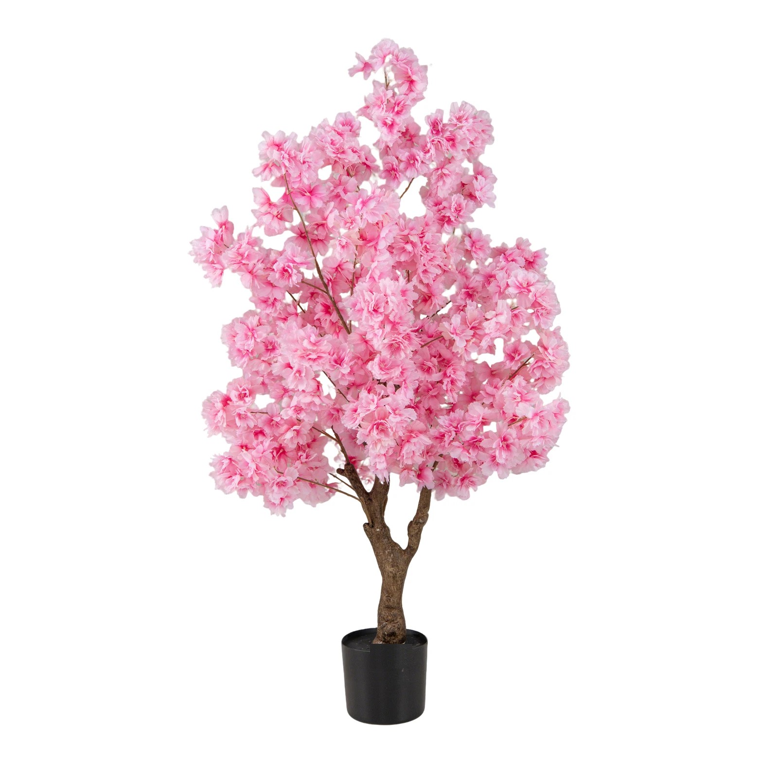 1 Costway 1.2M Artificial Cherry Blossom Tree Fake Potted Floral Plant, 1 of 4