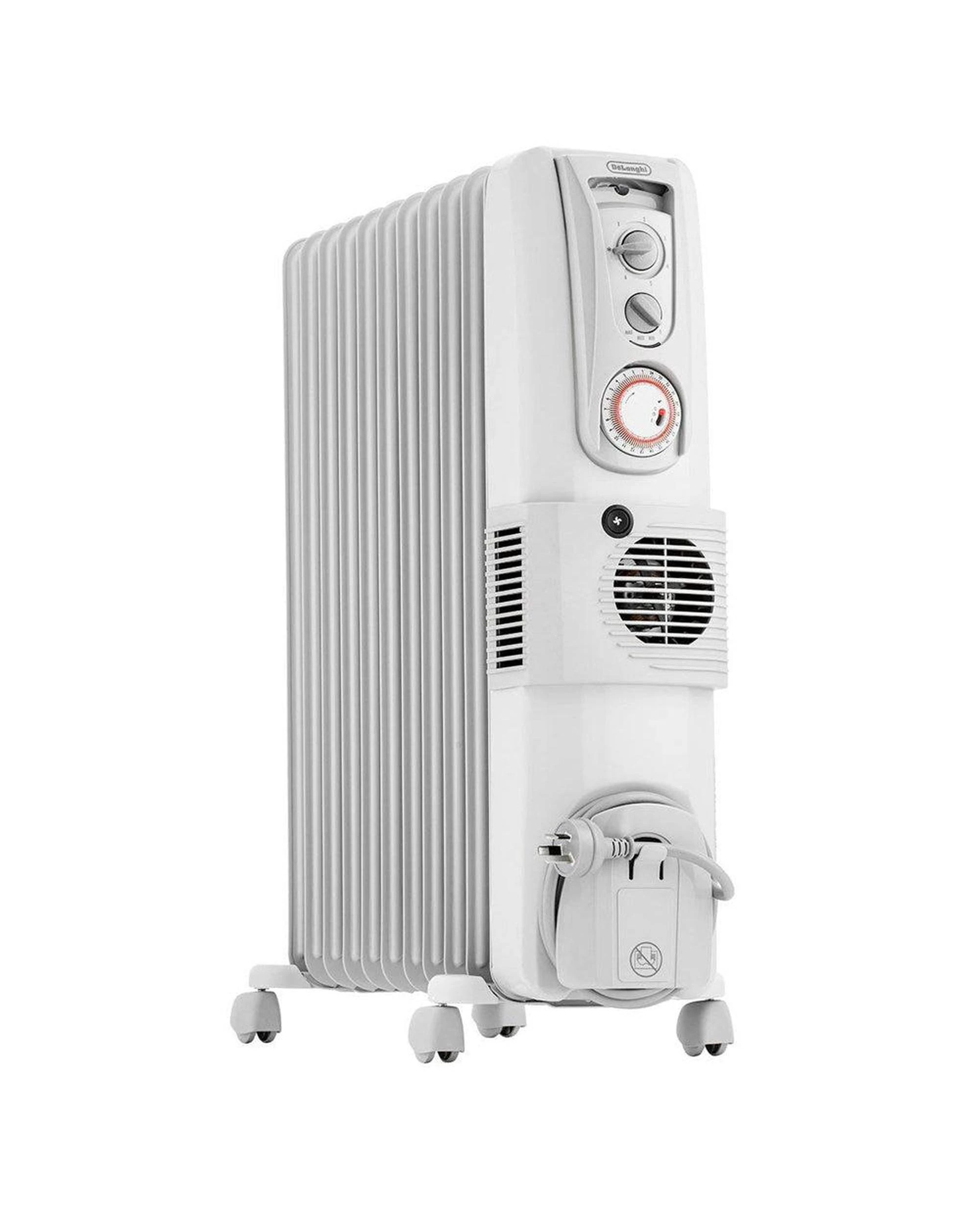 4 De'Longhi Electric 2400W Oil Column Heater White, 4 of 7