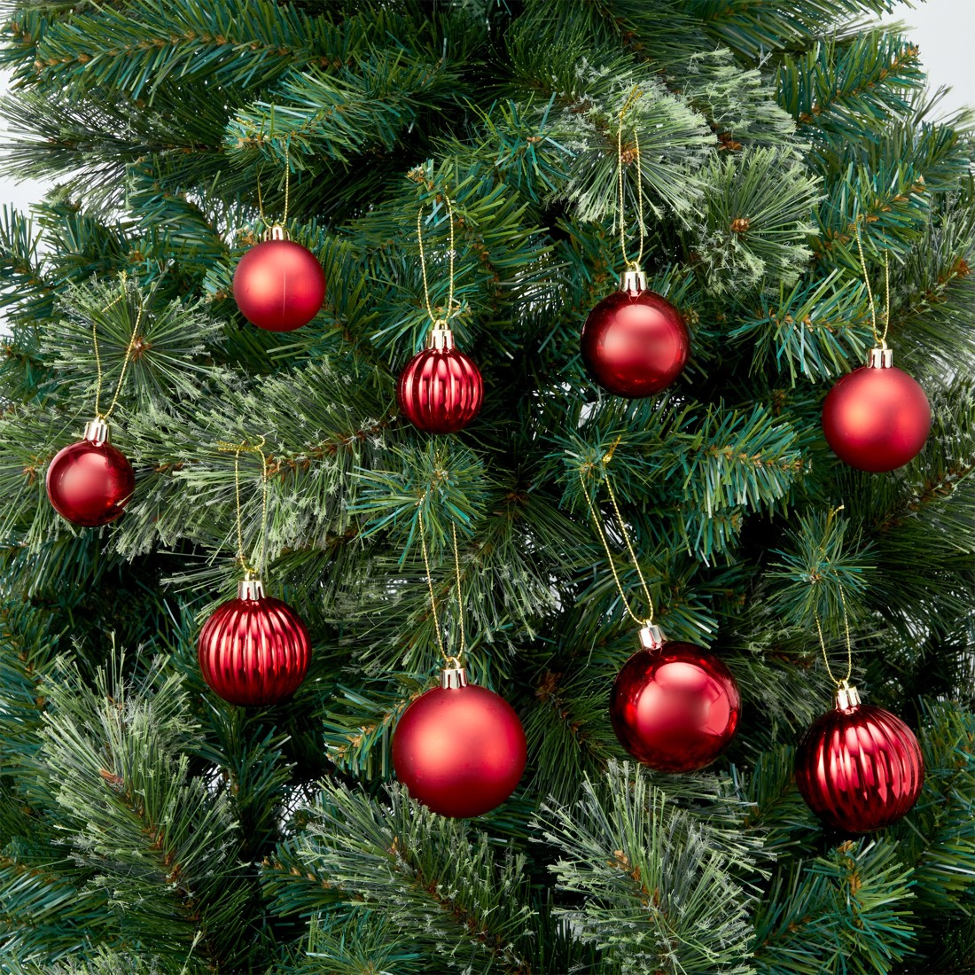 5 100 Pack Traditional Christmas Baubles, 5 of 6